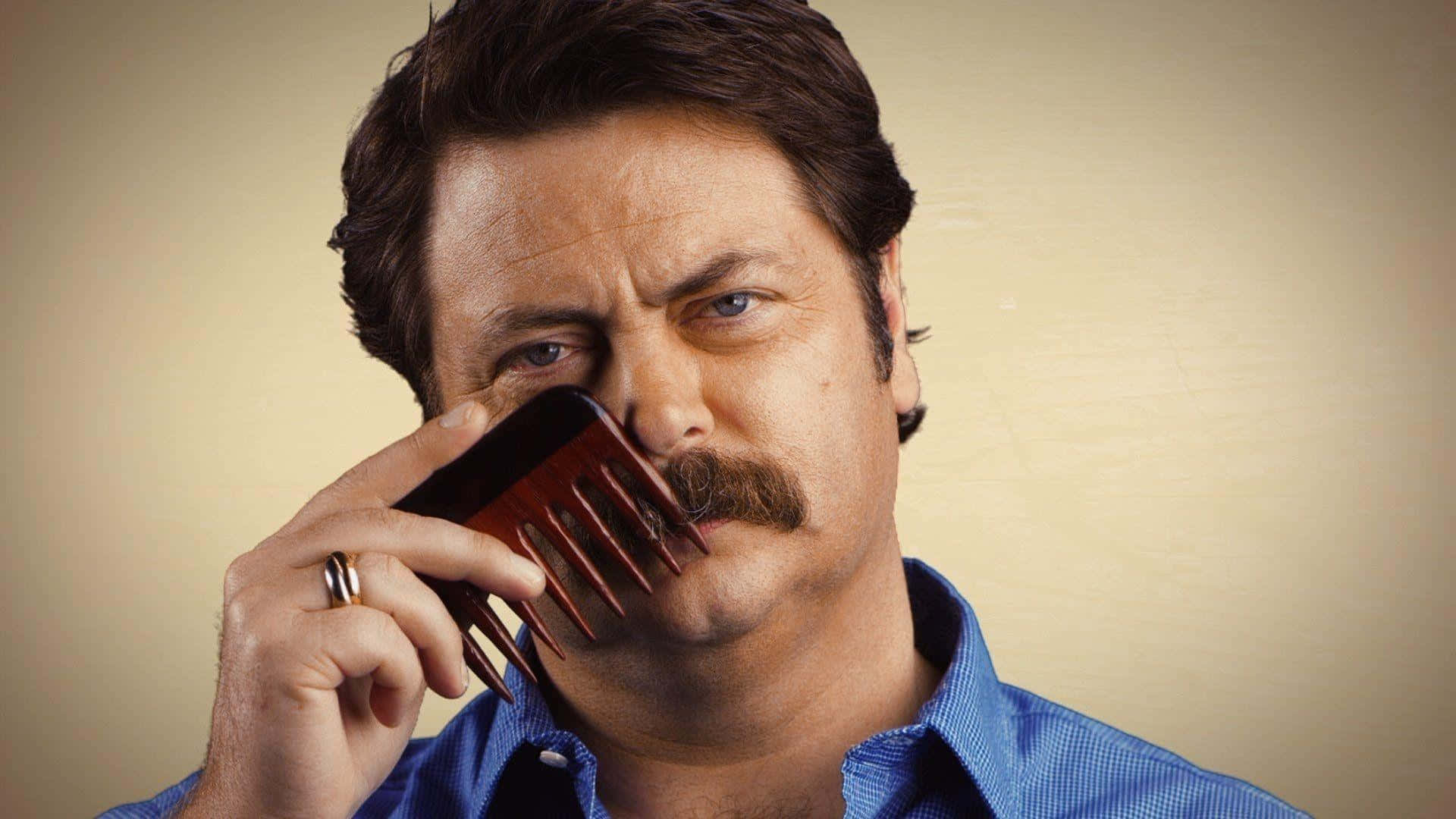 Nick Offerman, The Master Of Dry Wit Background