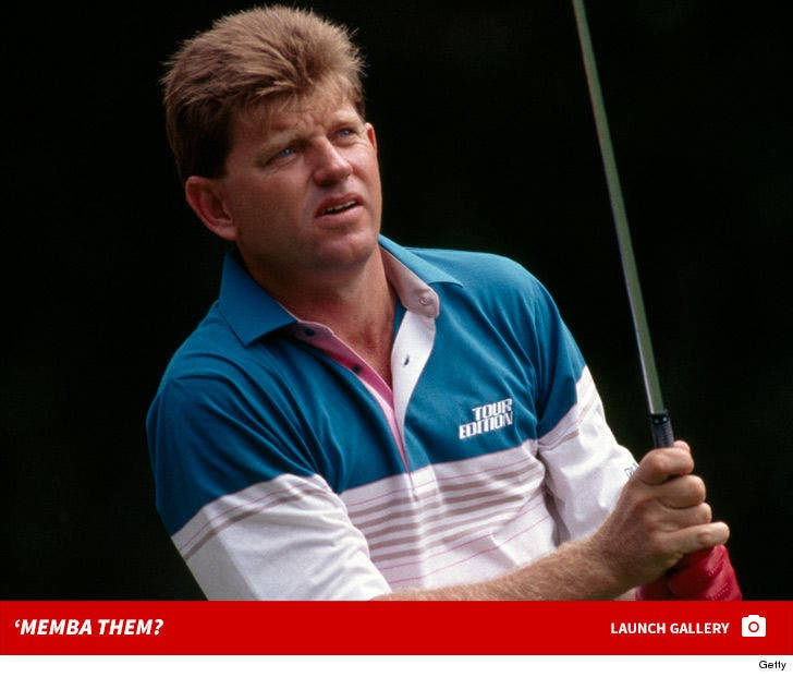 Nick Price, Focused And Poised During A Professional Golf Game. Background