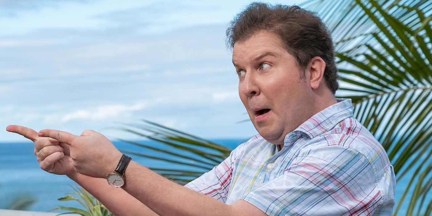 Nick Swardson In A Relaxed Pose Background