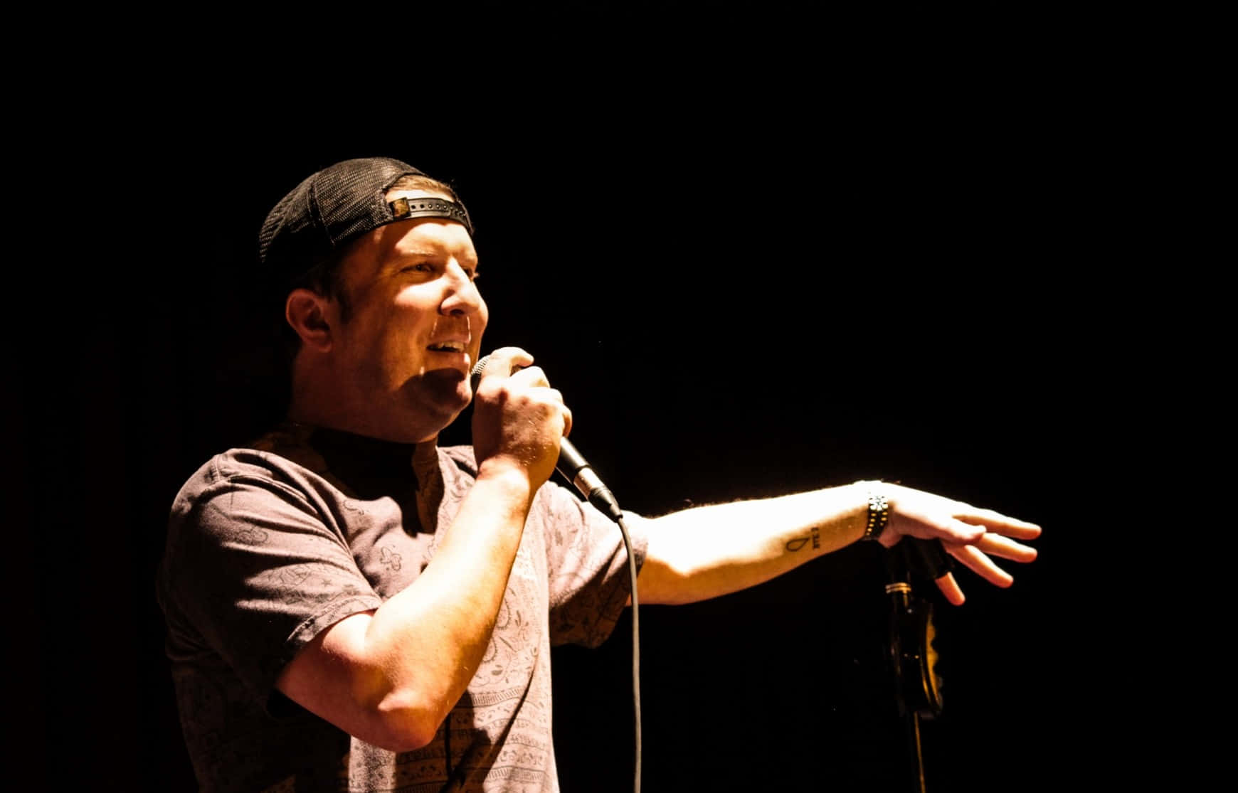 Nick Swardson With A Winning Smile Background