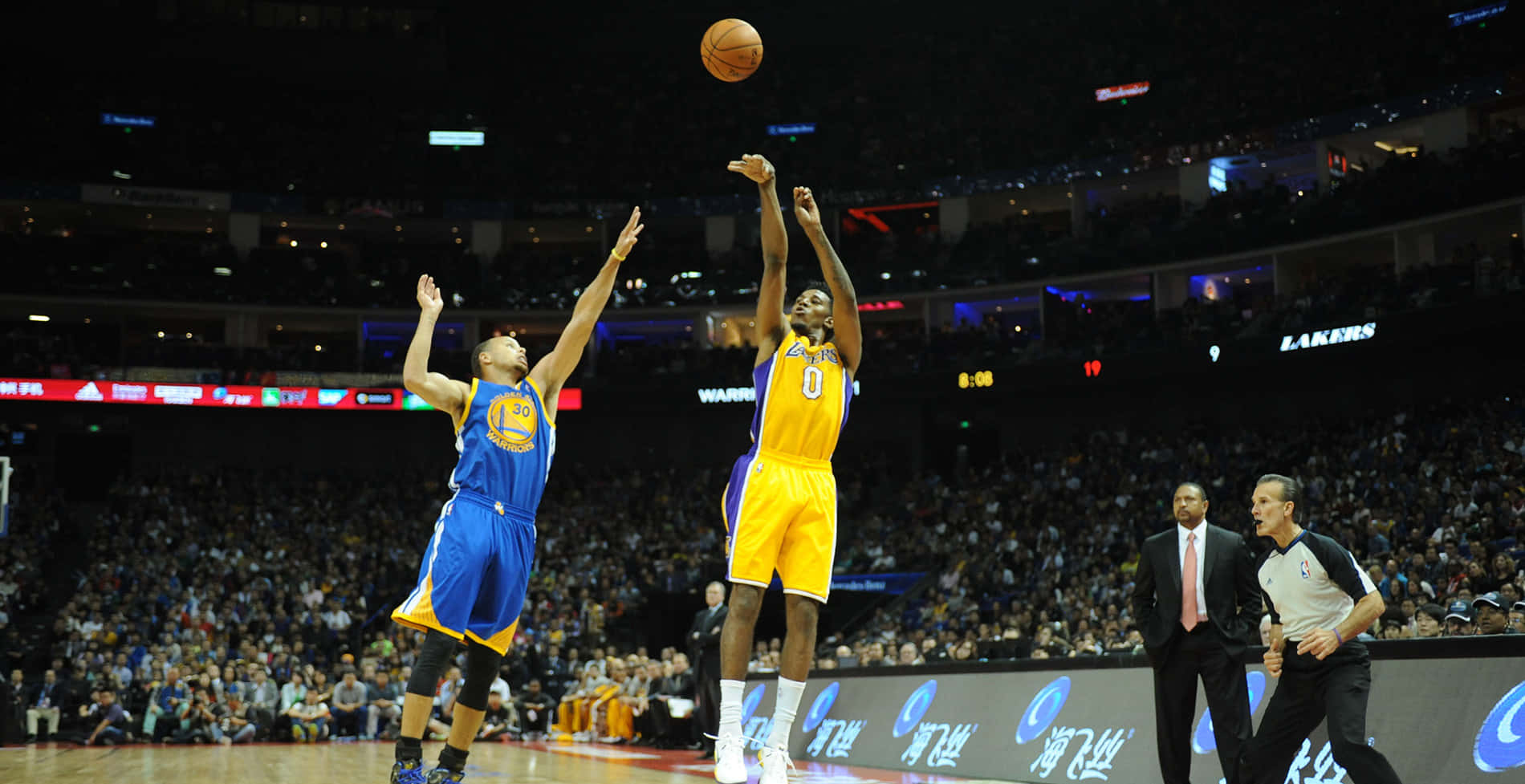 Nick Young And The Ball Background
