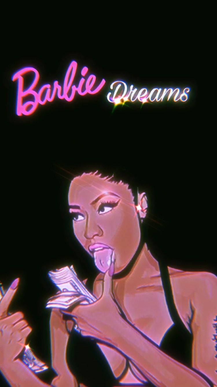 Nicki Minaj Pink Baddie Background Background