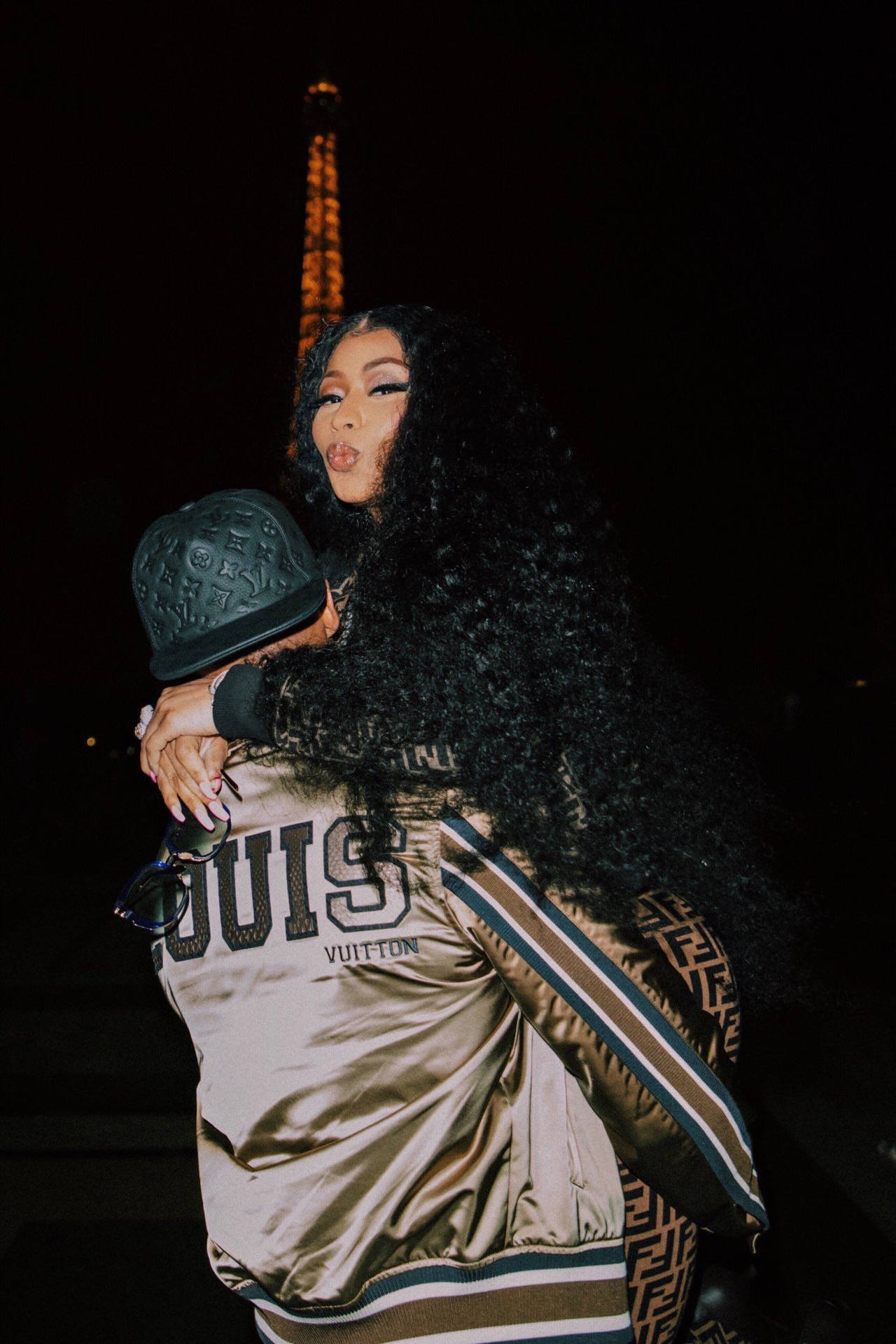 Nicki Minaj With Kenneth Petty Background