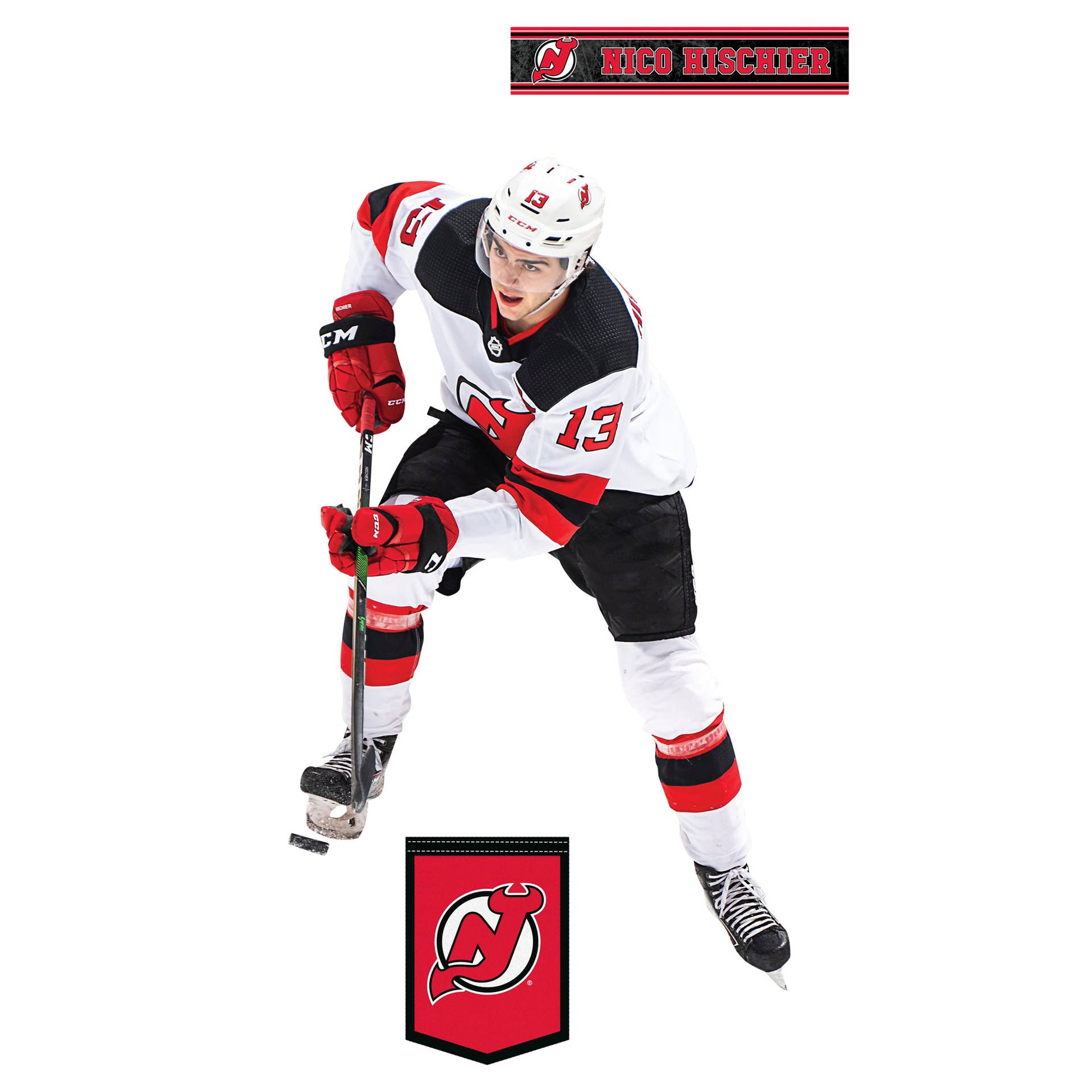 Nico Hischier New Jersey Devils Background