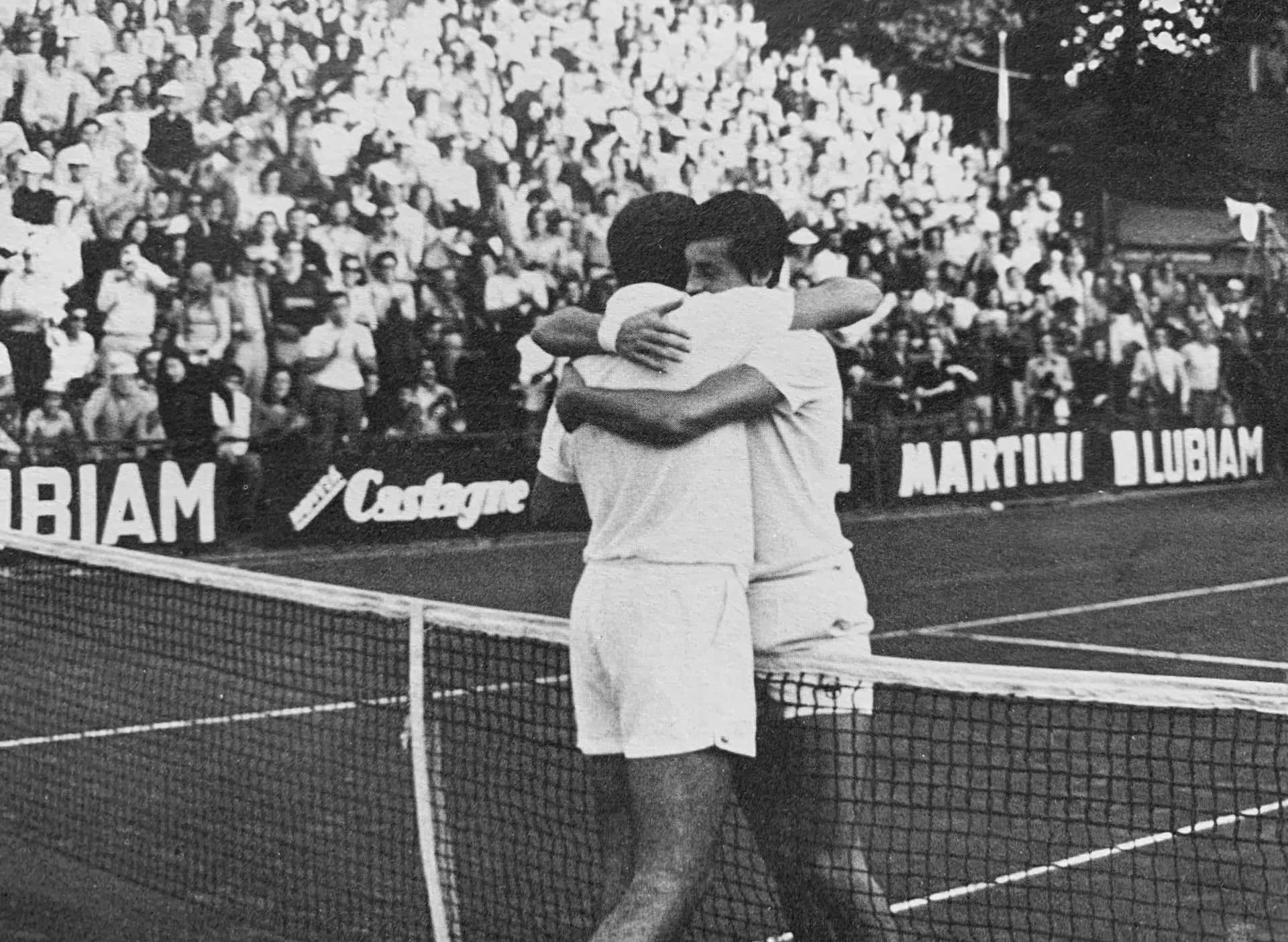 Nicola Pietrangeli And Adriano Panatta 1970 Absolutes Background