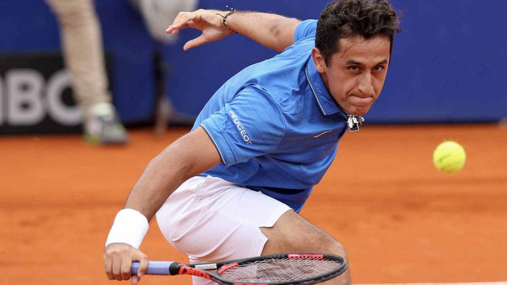 Nicolas Almagro Aiming A Serve