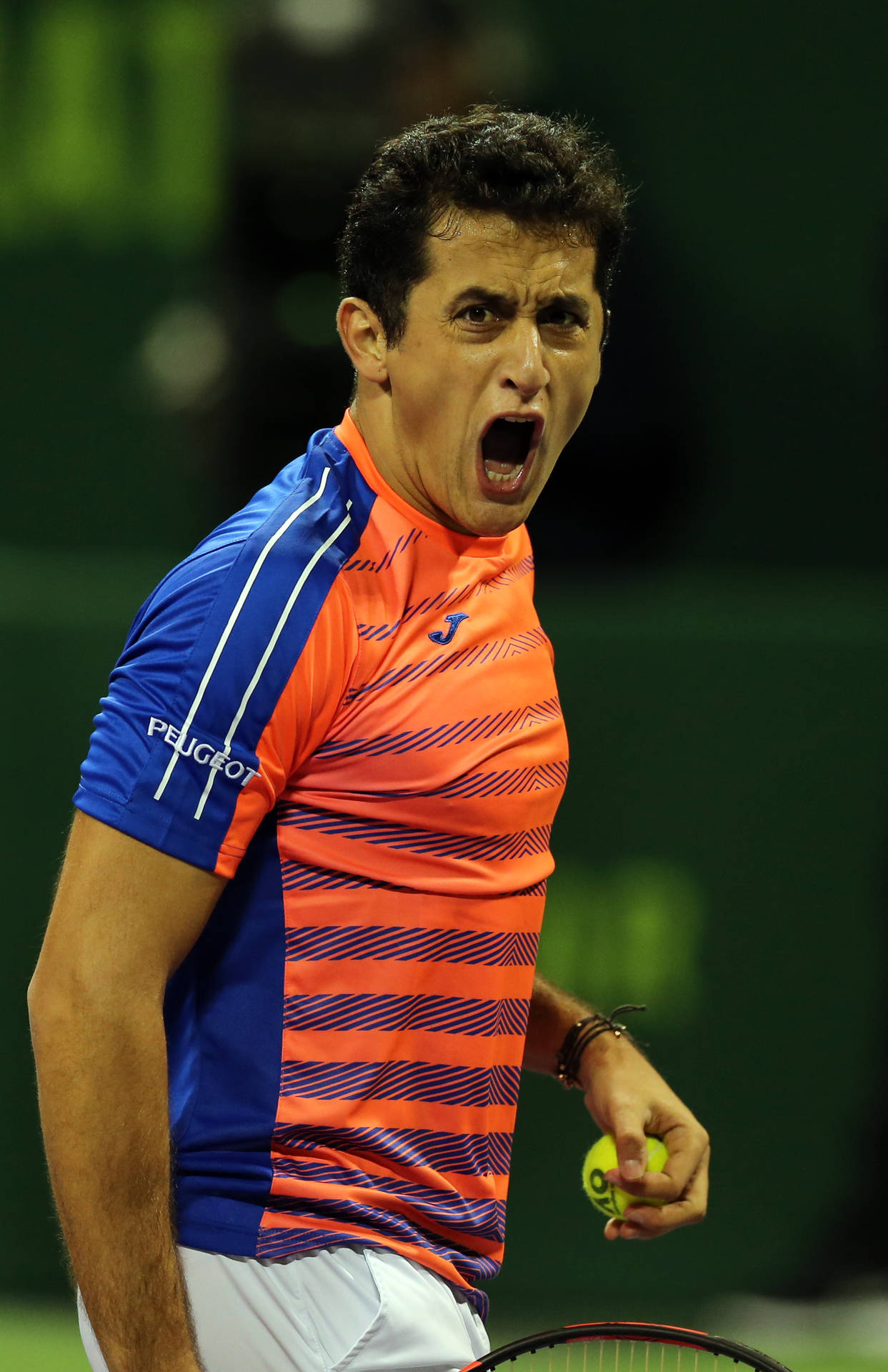 Nicolas Almagro Shouting