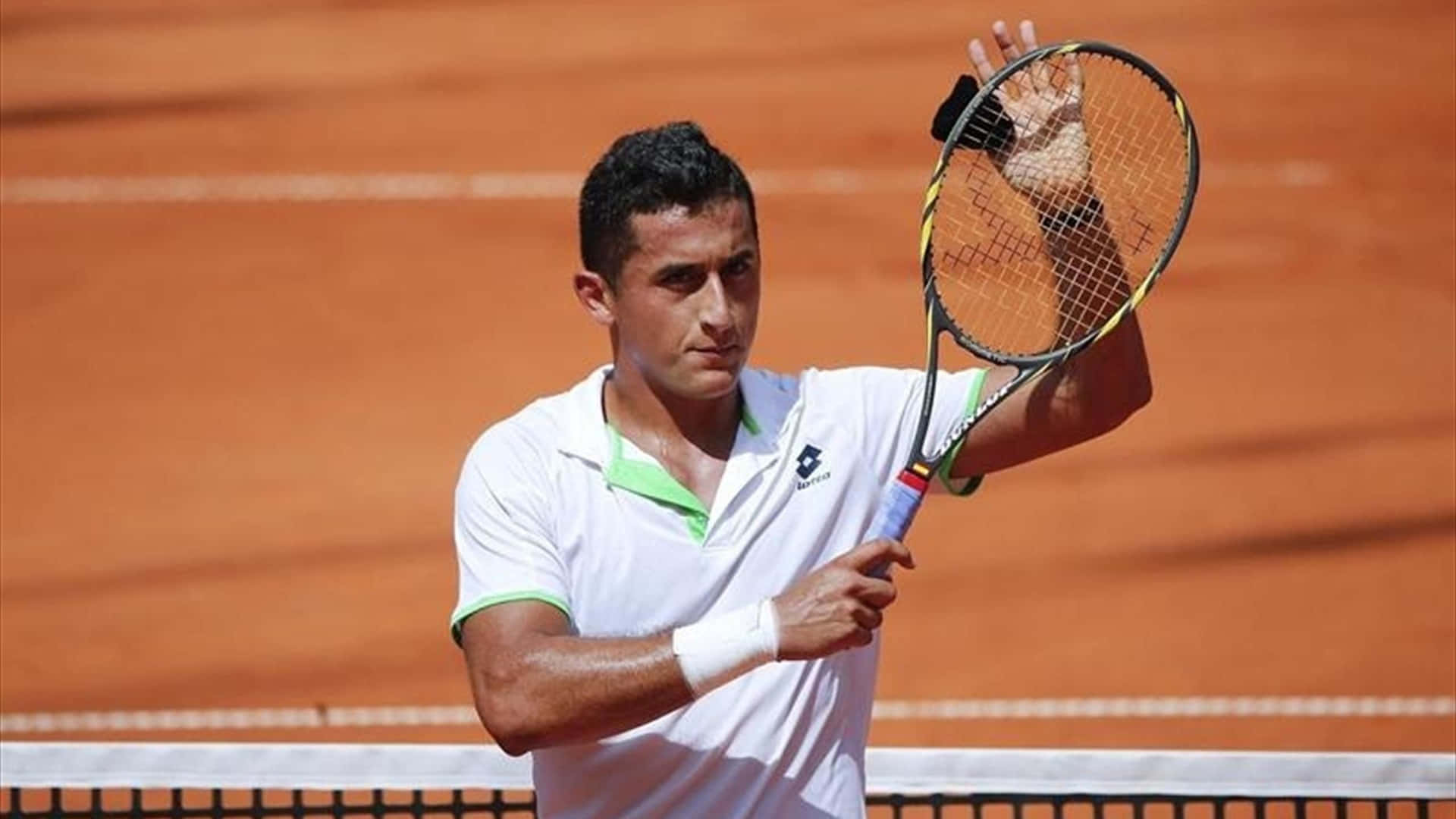 Nicolas Almagro Showing Racket