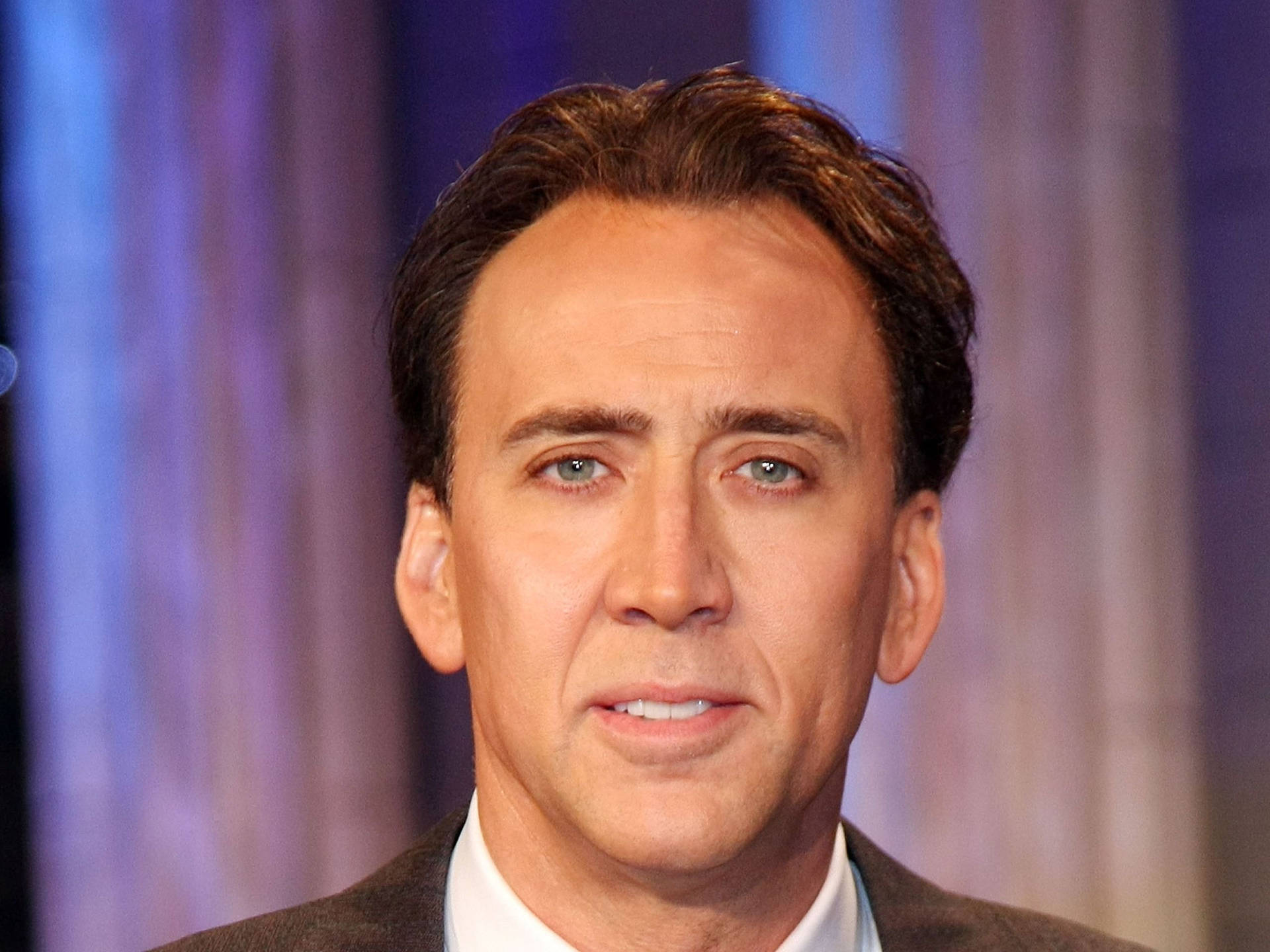 Nicolas Cage Actor Closeup Background