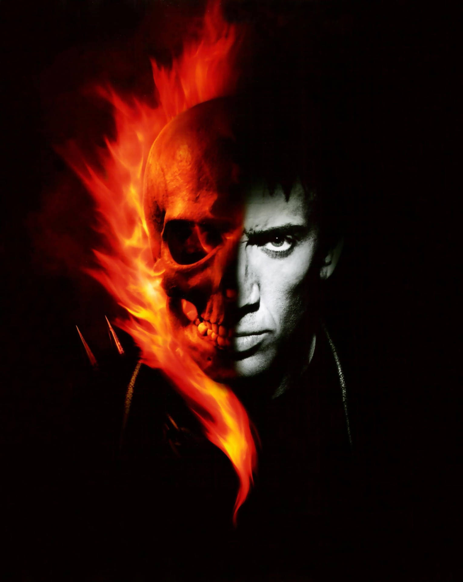 Nicolas Cage As Ghost Rider Background