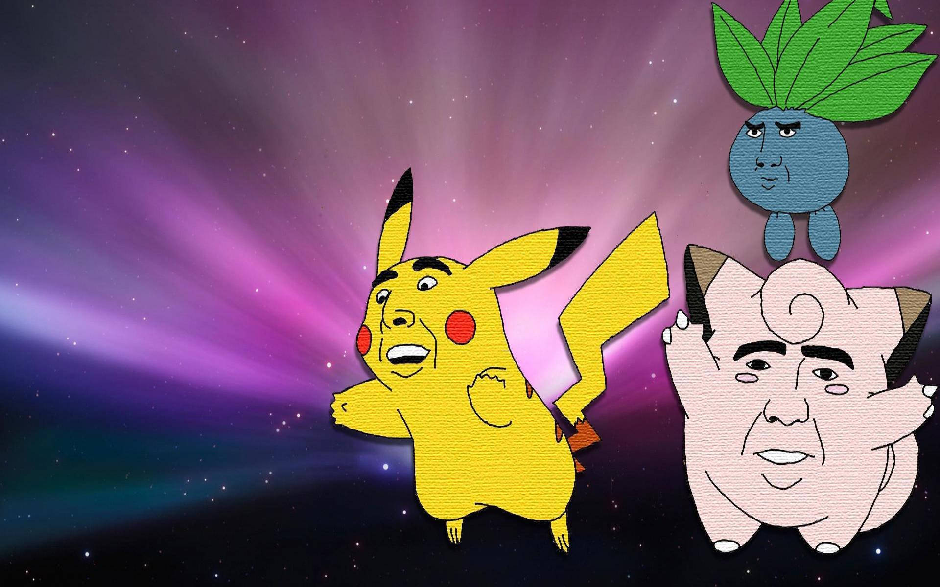 Nicolas Cage Meme Pokemon Characters Background