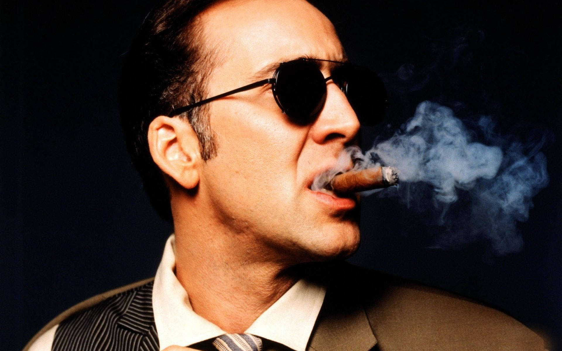 Nicolas Cage Smoking Background