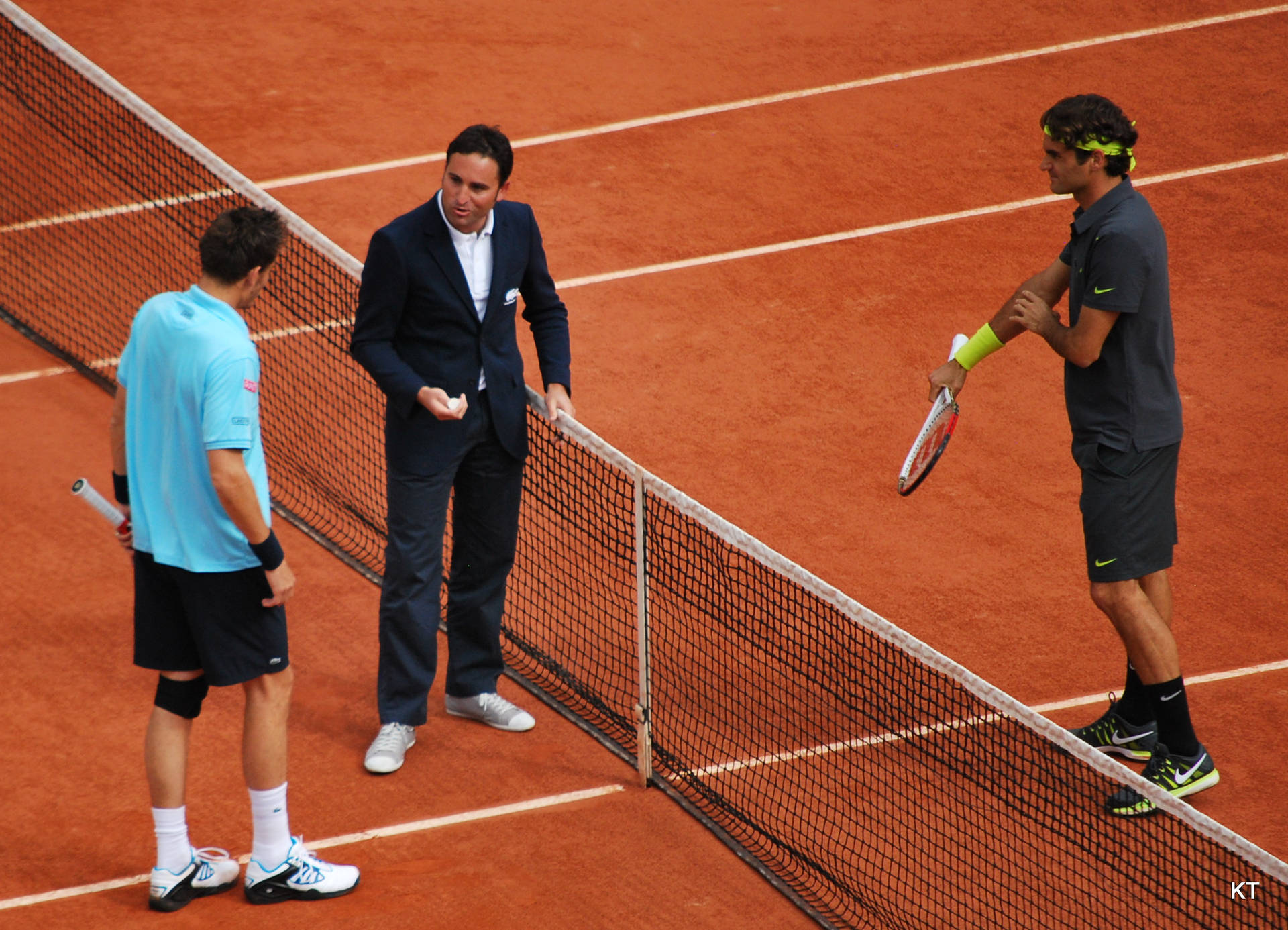 Nicolas Mahut And Opponent