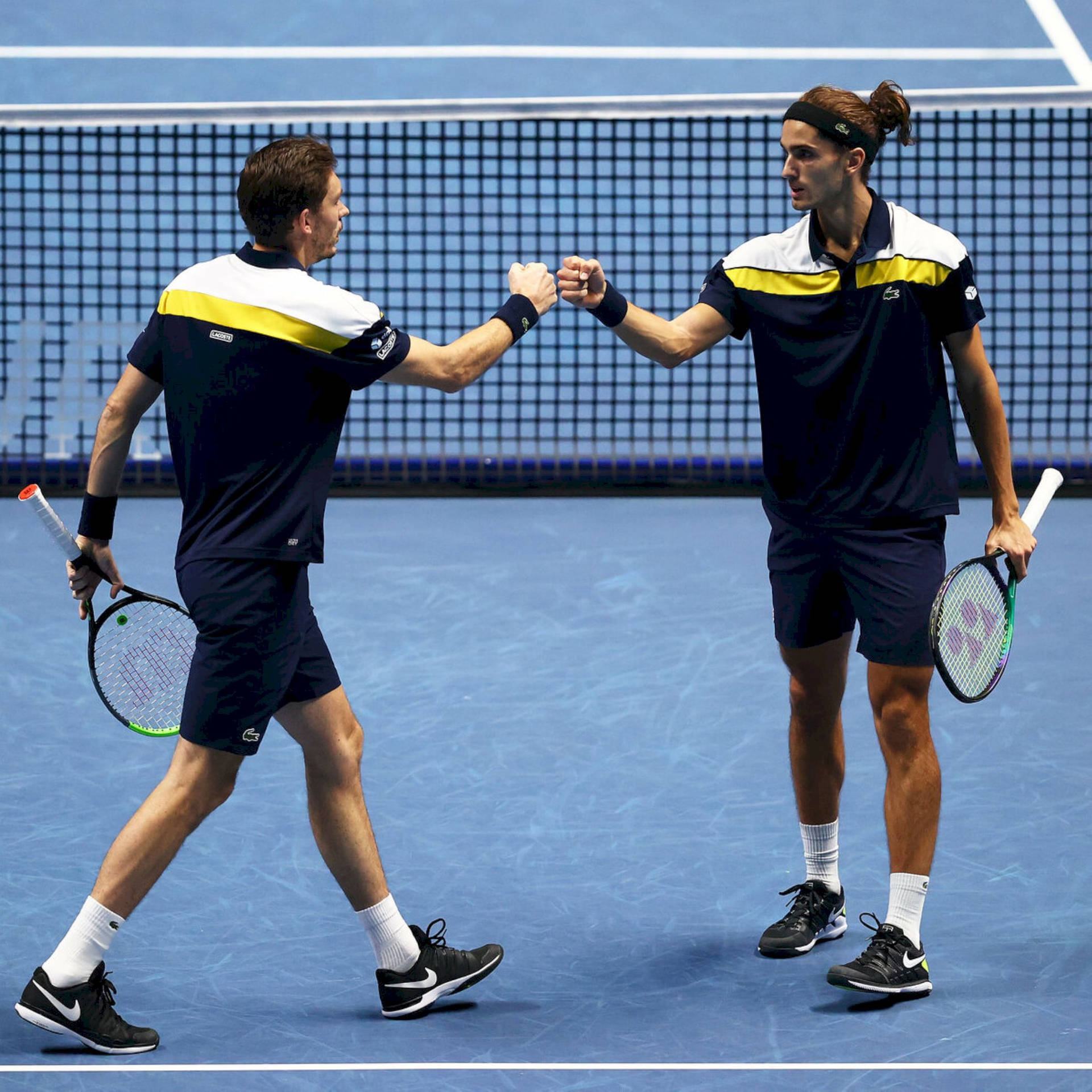 Nicolas Mahut Doubles Partner Fist Bump