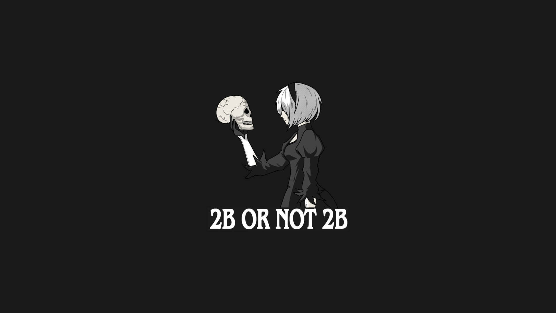 Nier Automata 2b Or Not 2b Background