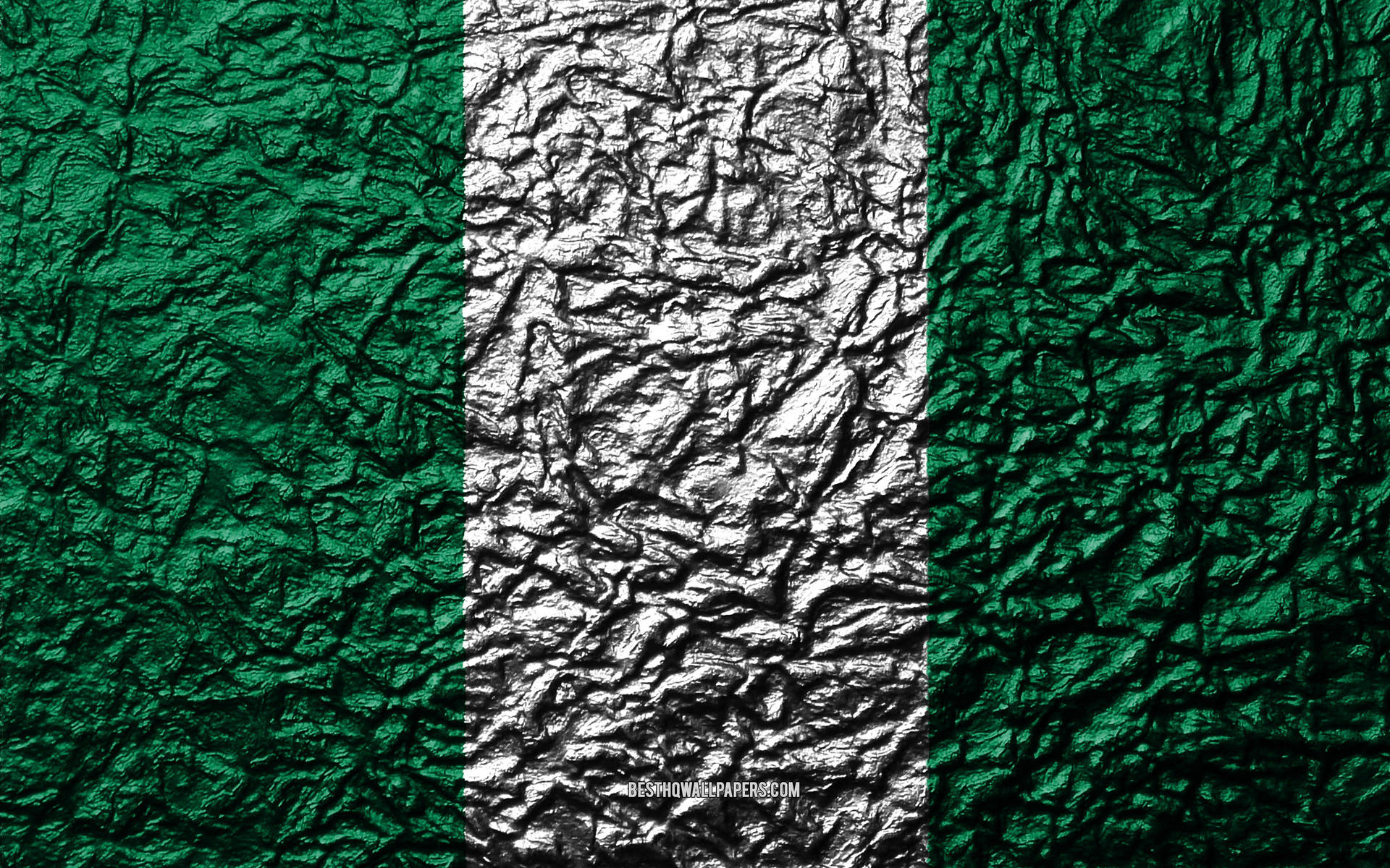 Nigeria Metallic Tone Colors Background