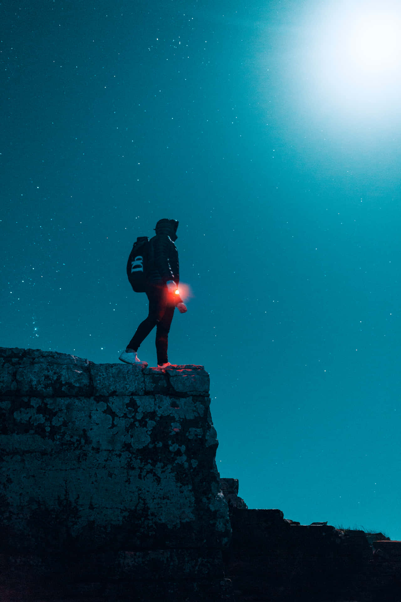 Night Adventure Photography Background