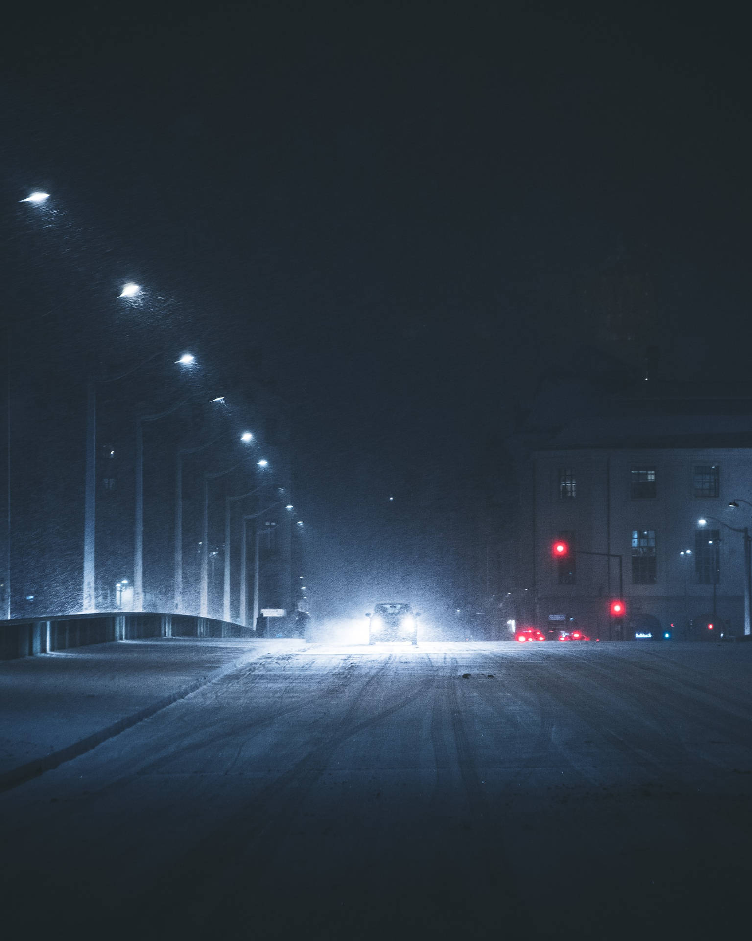 Night Aesthetic Driving Forward Background