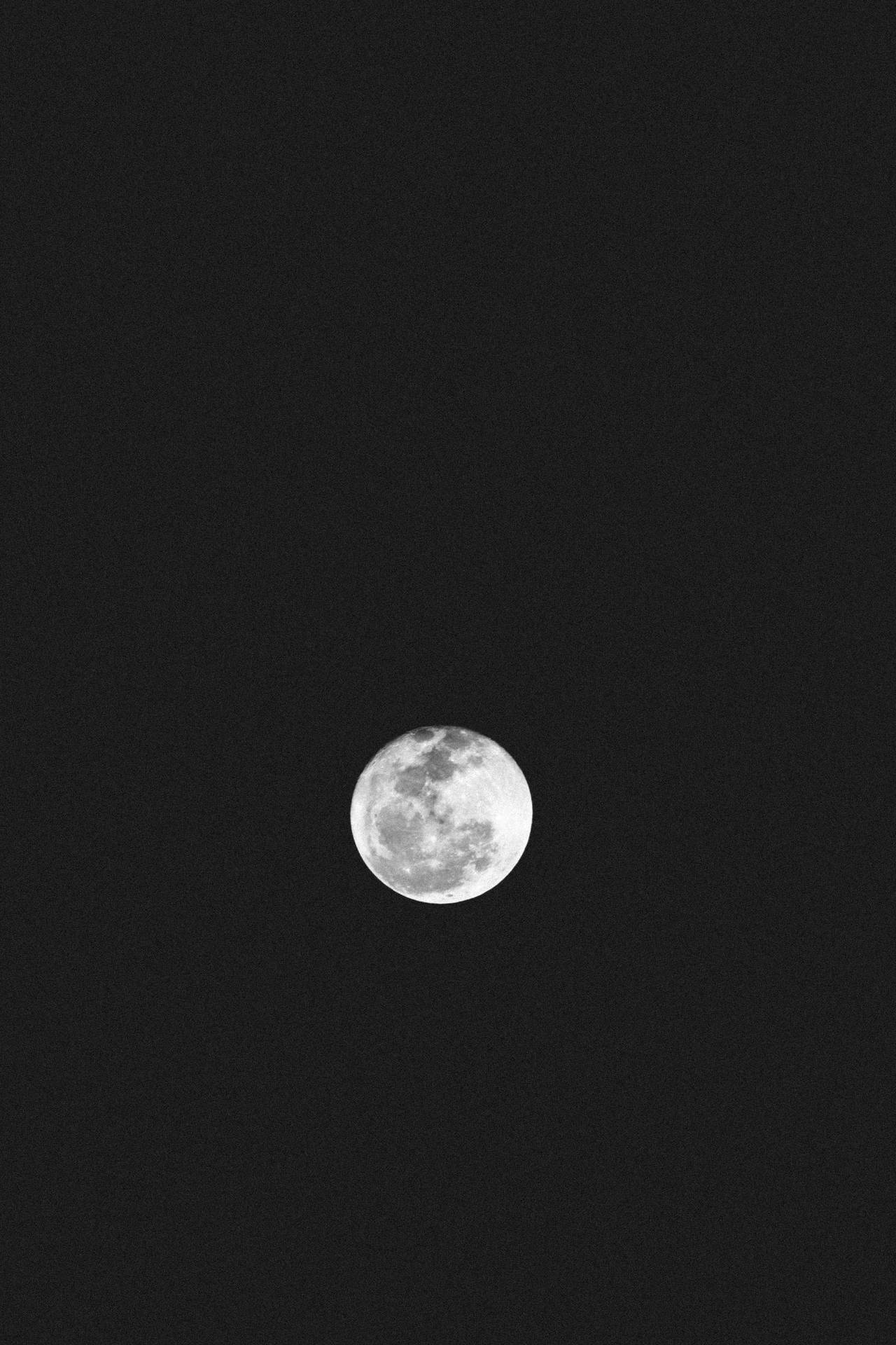 Night Aesthetic Full Moon Background