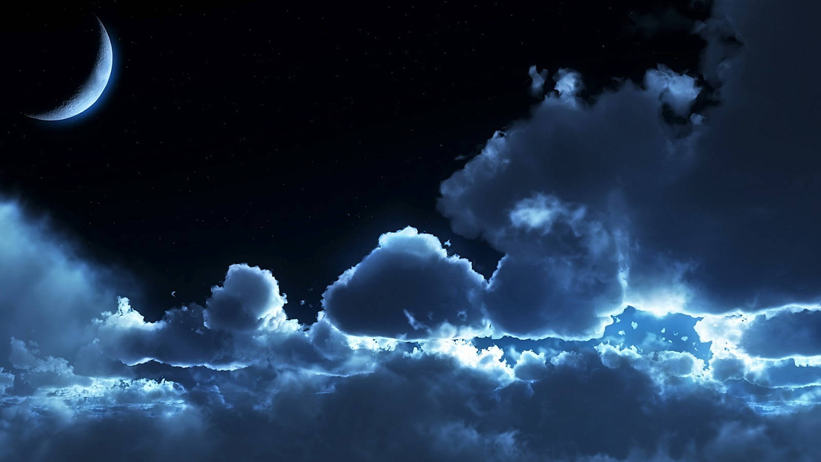 Night Clouds Photoshop Hd Background