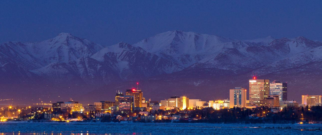 Night In Anchorage Background