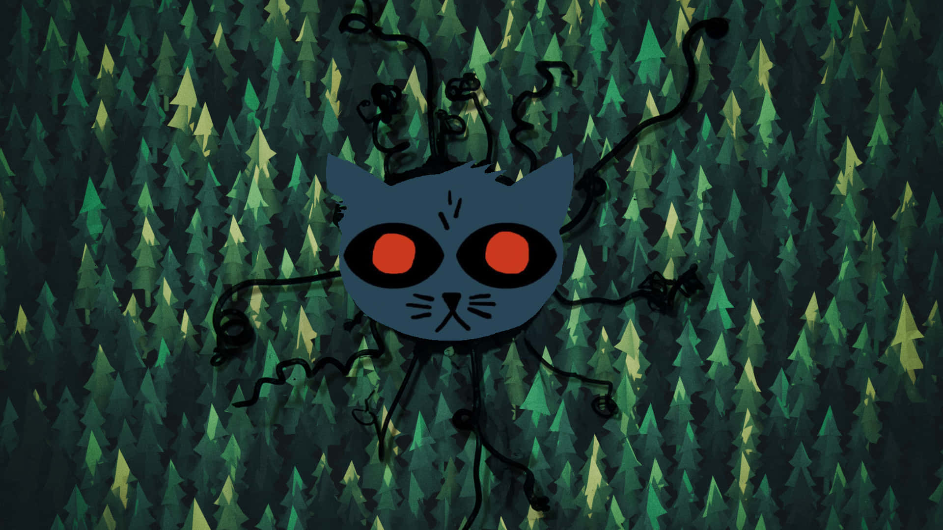 Night In The Woods Angry Cat Background