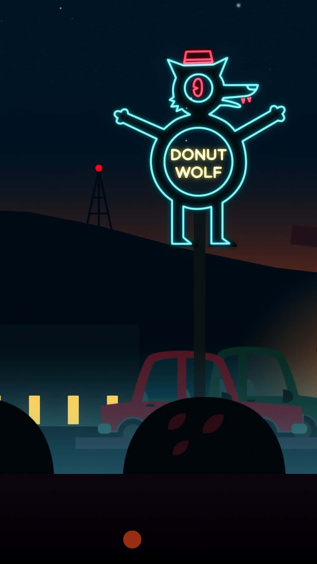 Night In The Woods Donut Wolf Background