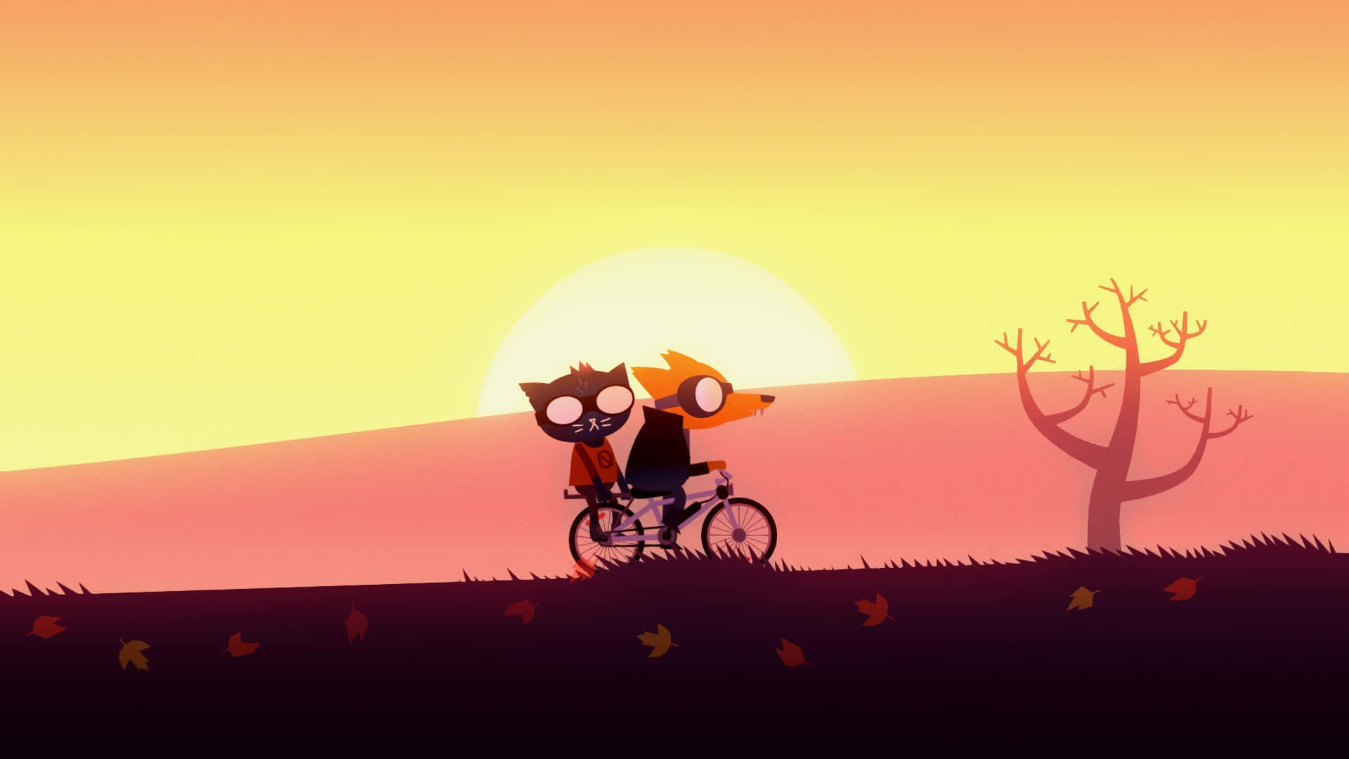 Night In The Woods Gregg And Mae Background