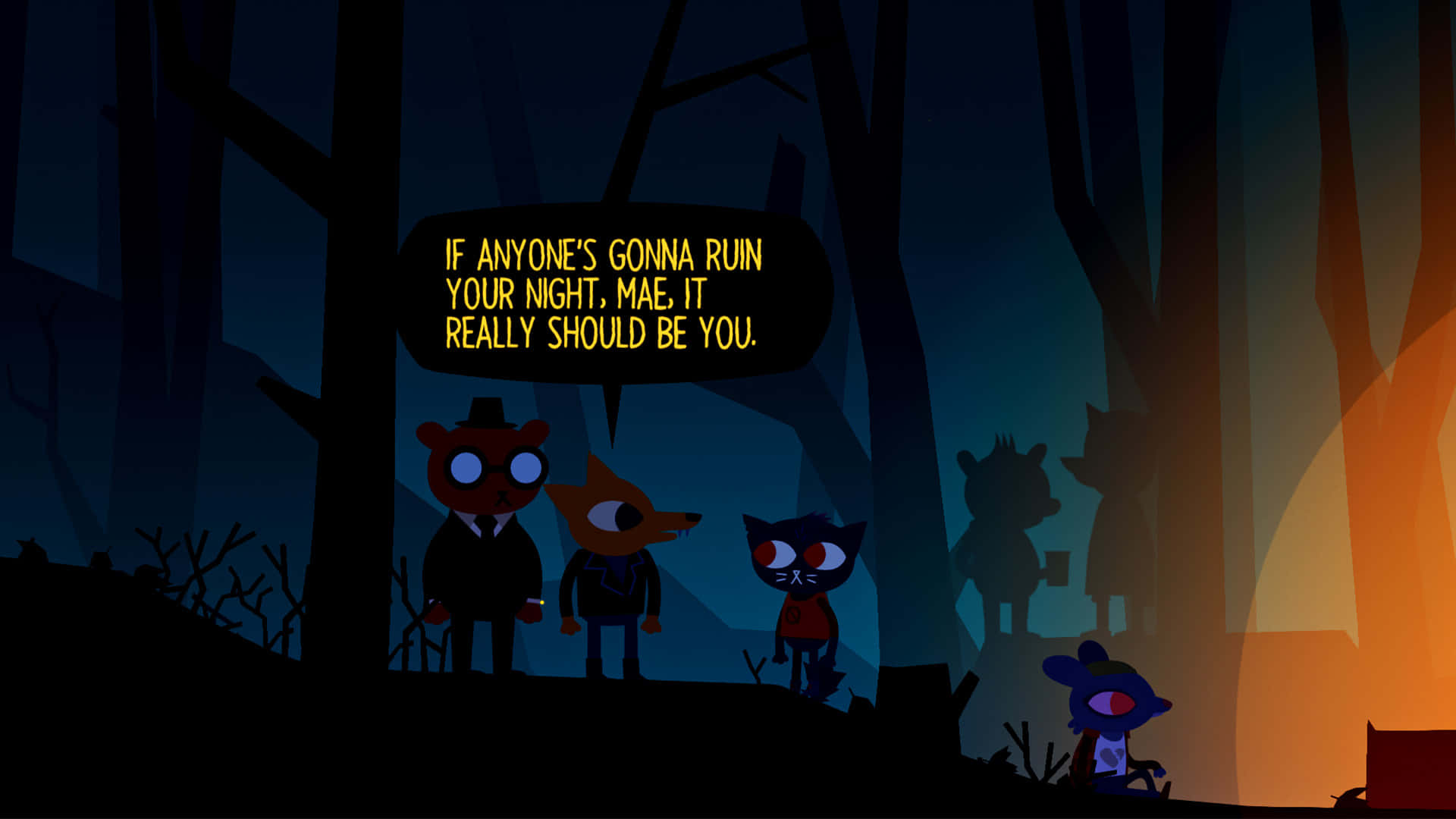 Night In The Woods Group Background