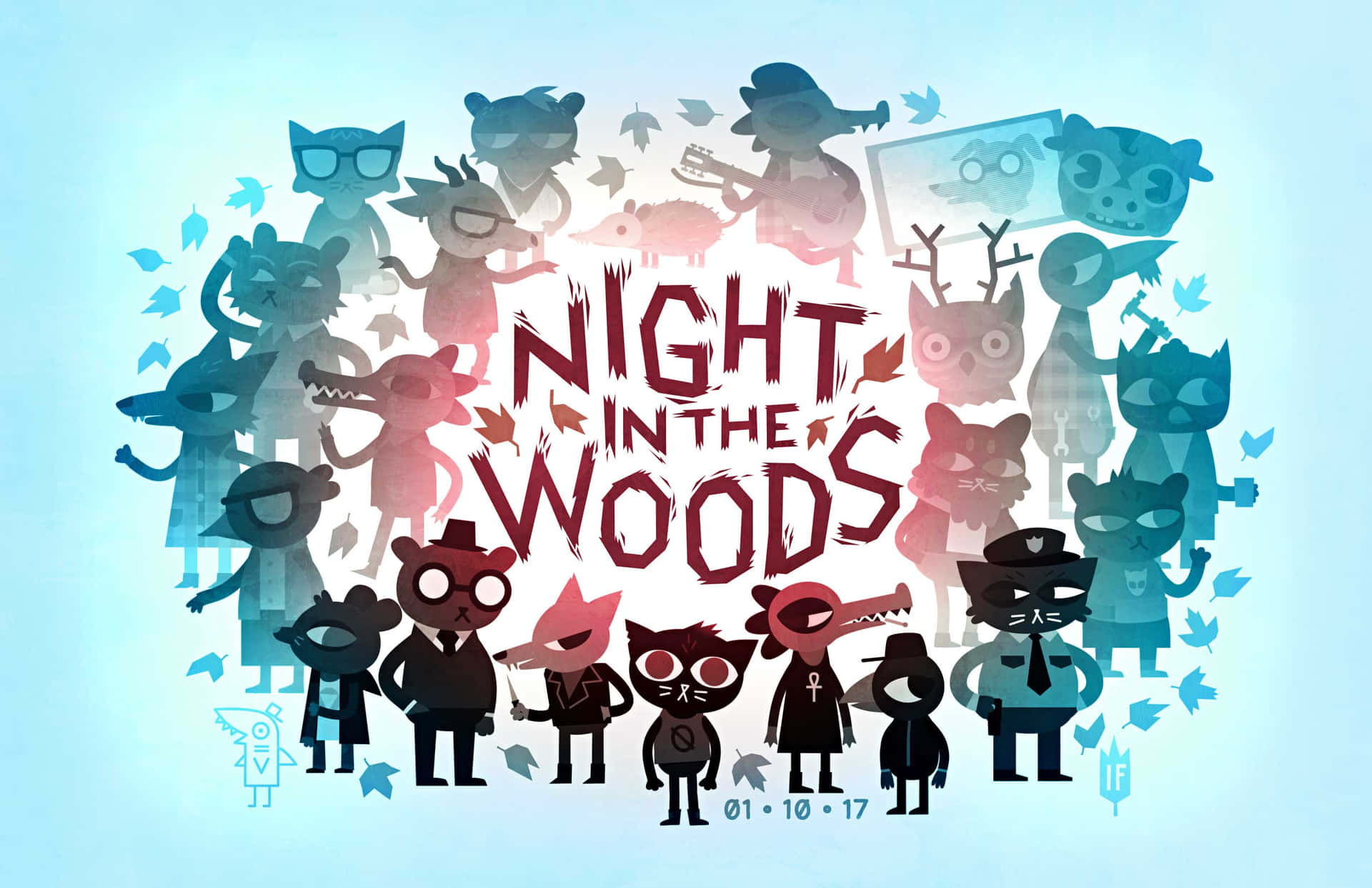 Night In The Woods Poster Background