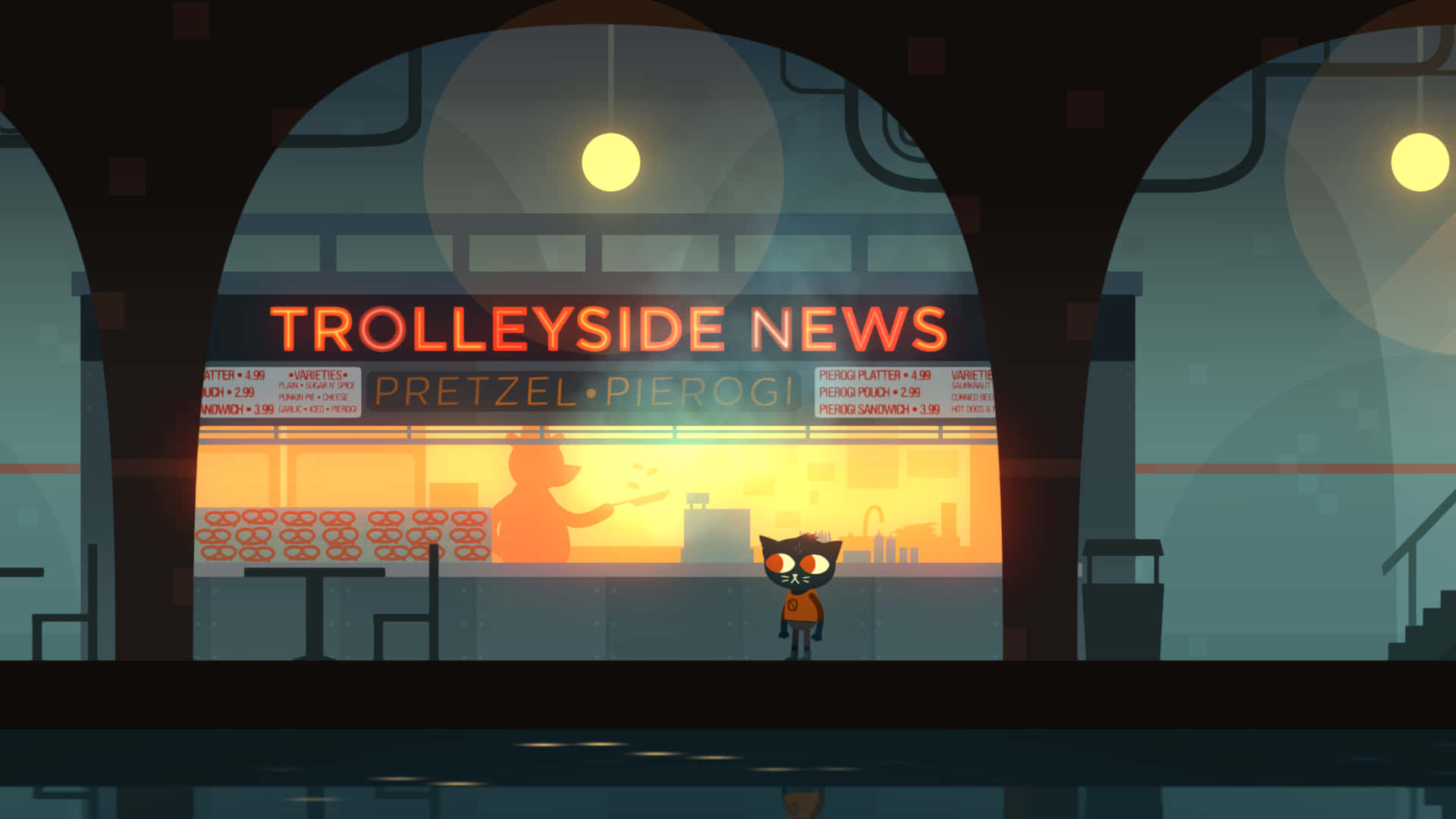 Night In The Woods Station Background