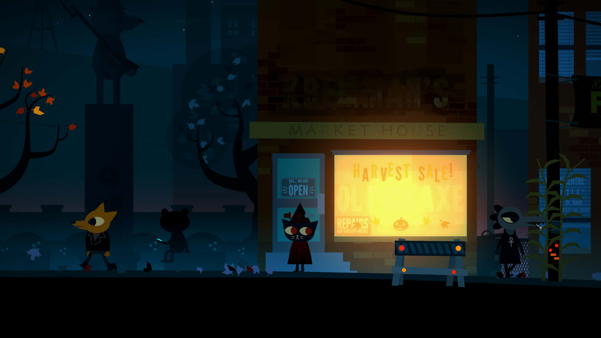 Night In The Woods Store Background