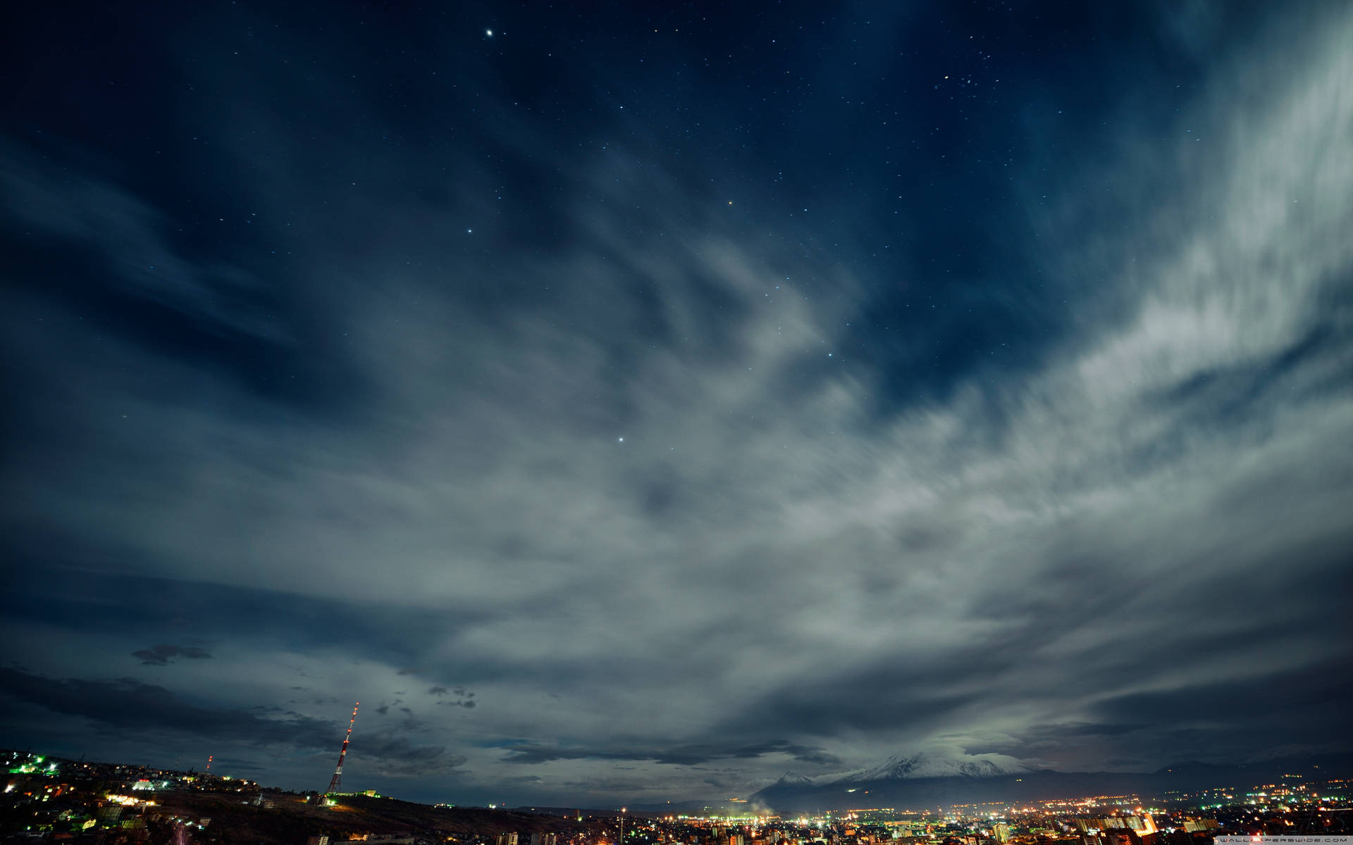 Night In Yerevan Background