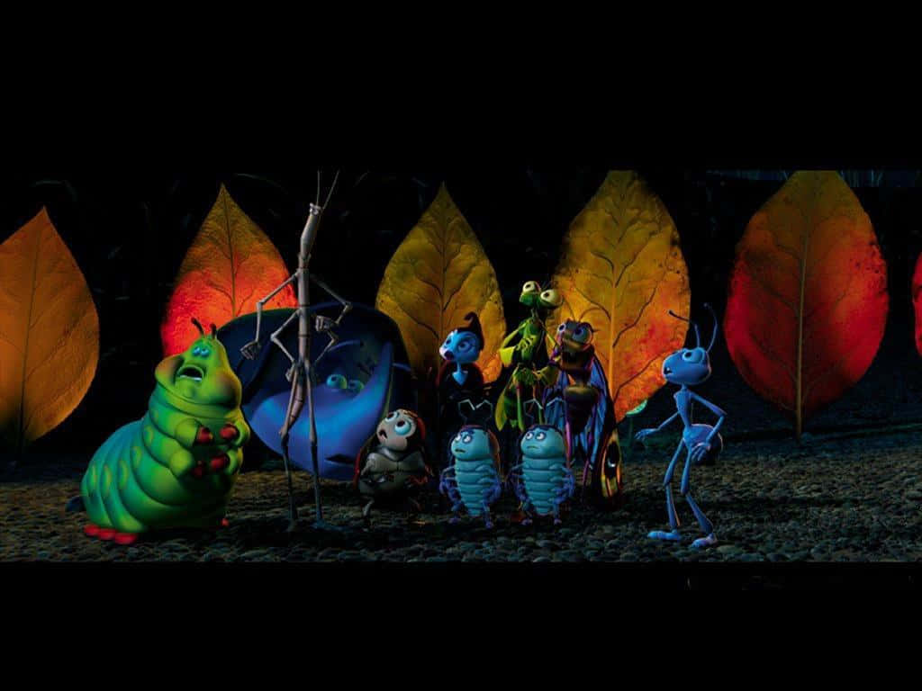 Night Meeting A Bugs Life Background
