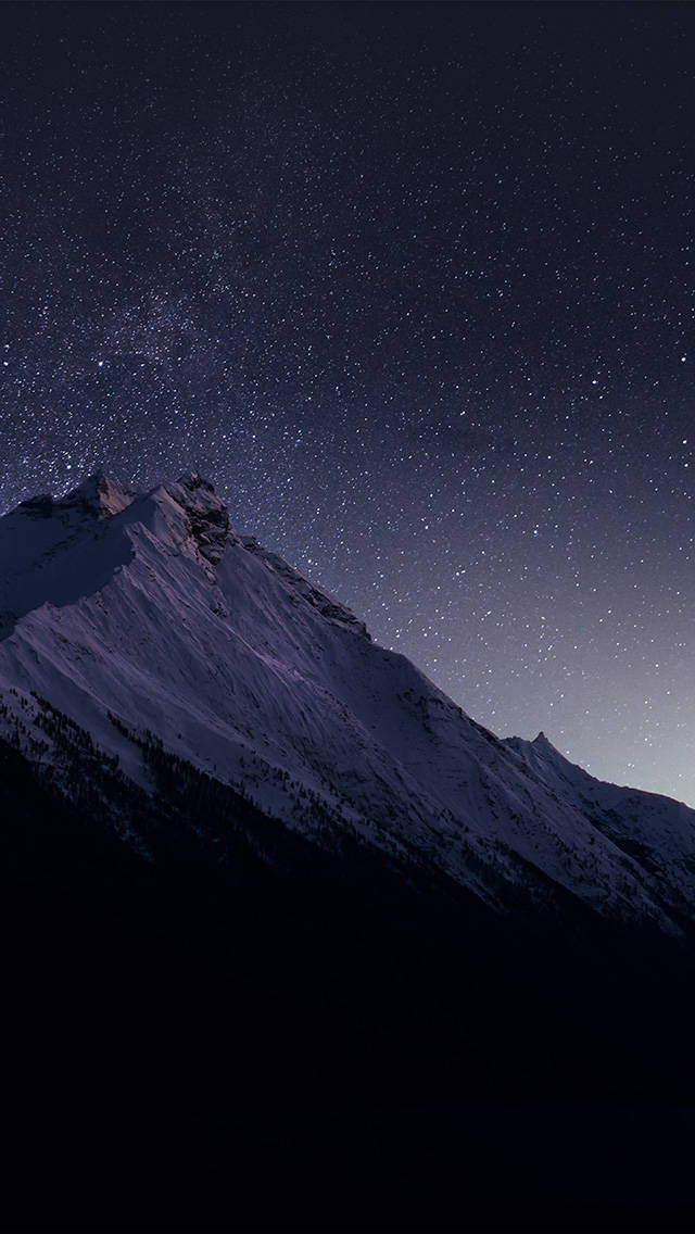 Night Mountain Landscape Background