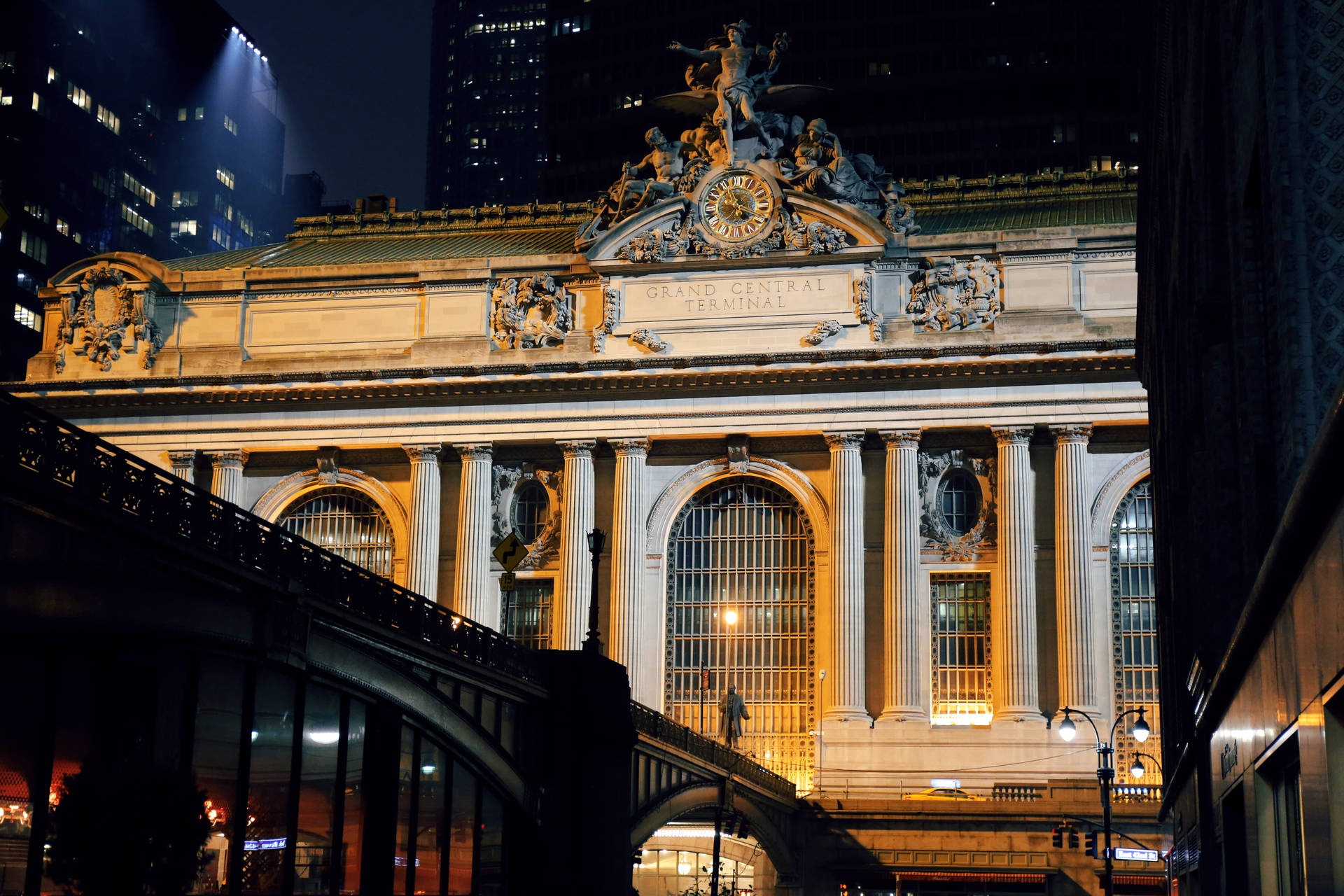 Night Photo Of Grand Central Terminal