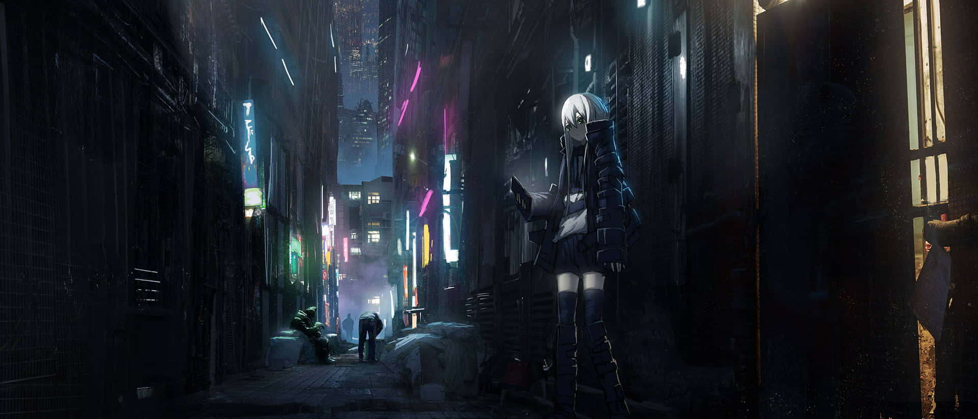 Night Scenery In Dark Aesthetic Anime