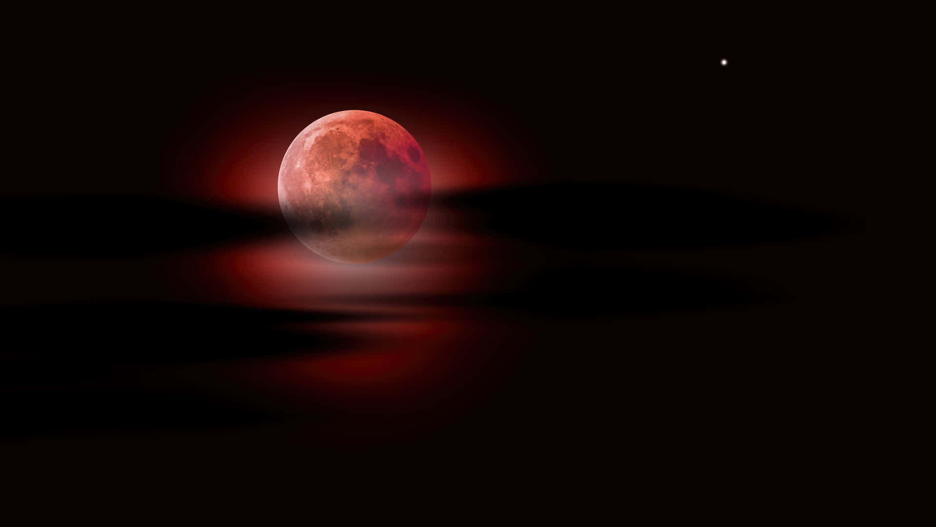 Night Sky Moon Lunar Eclipse Background