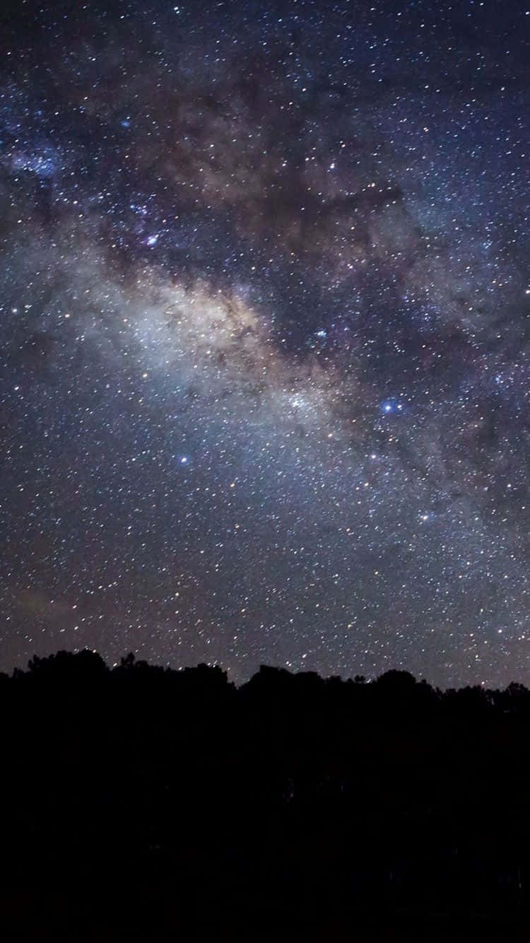Night Sky With The Universe Iphone Background