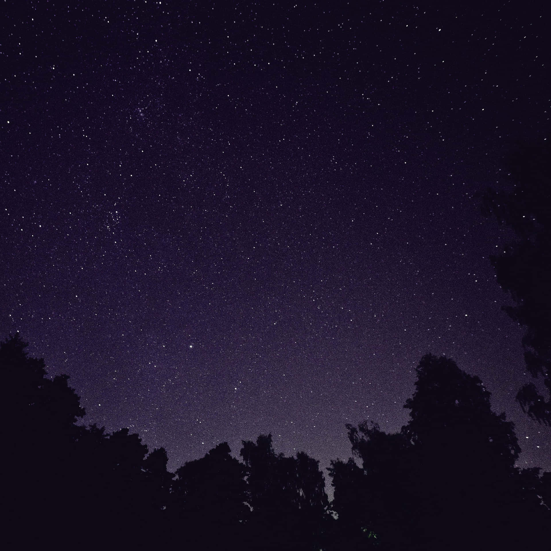 Night Time Under A Beautiful Night Sky Background