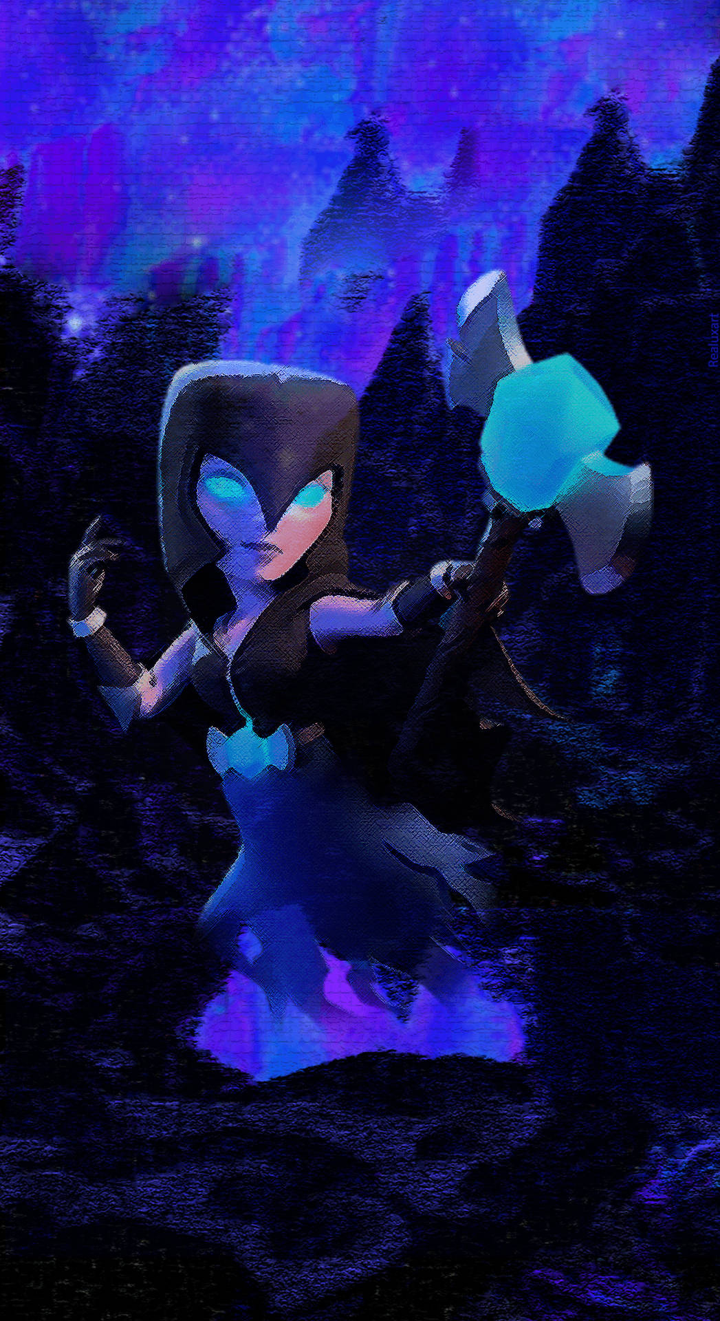 Night Witch Clash Royale Background