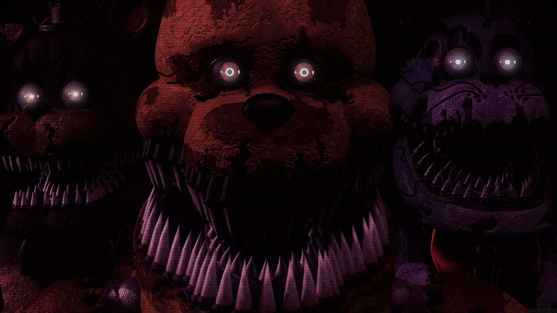 Nightmare Freddy Animatronic Friends Background