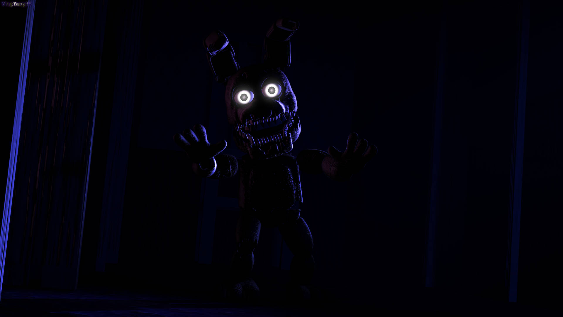 Nightmare Freddy Plushtrap Minigame Background