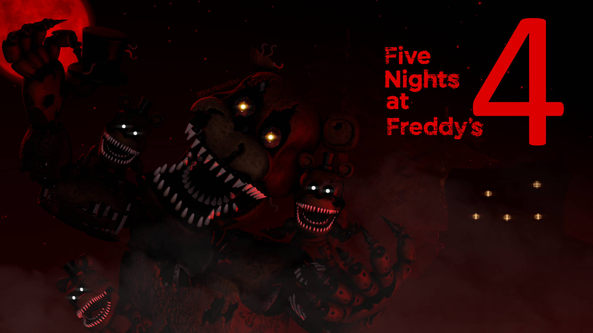 Nightmare Freddy Spooky Freddies Background