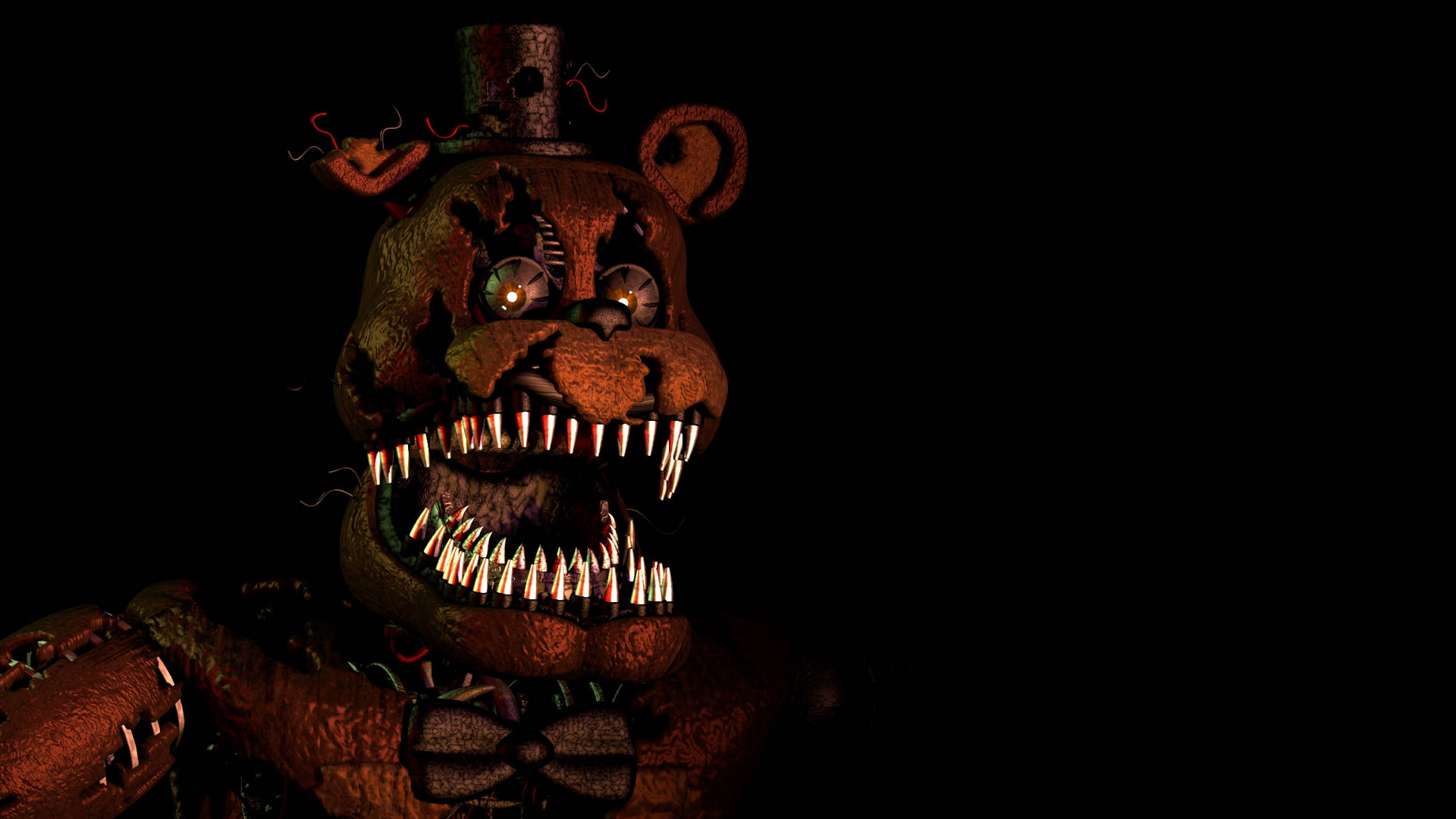 Nightmare Freddy Withered Version Background