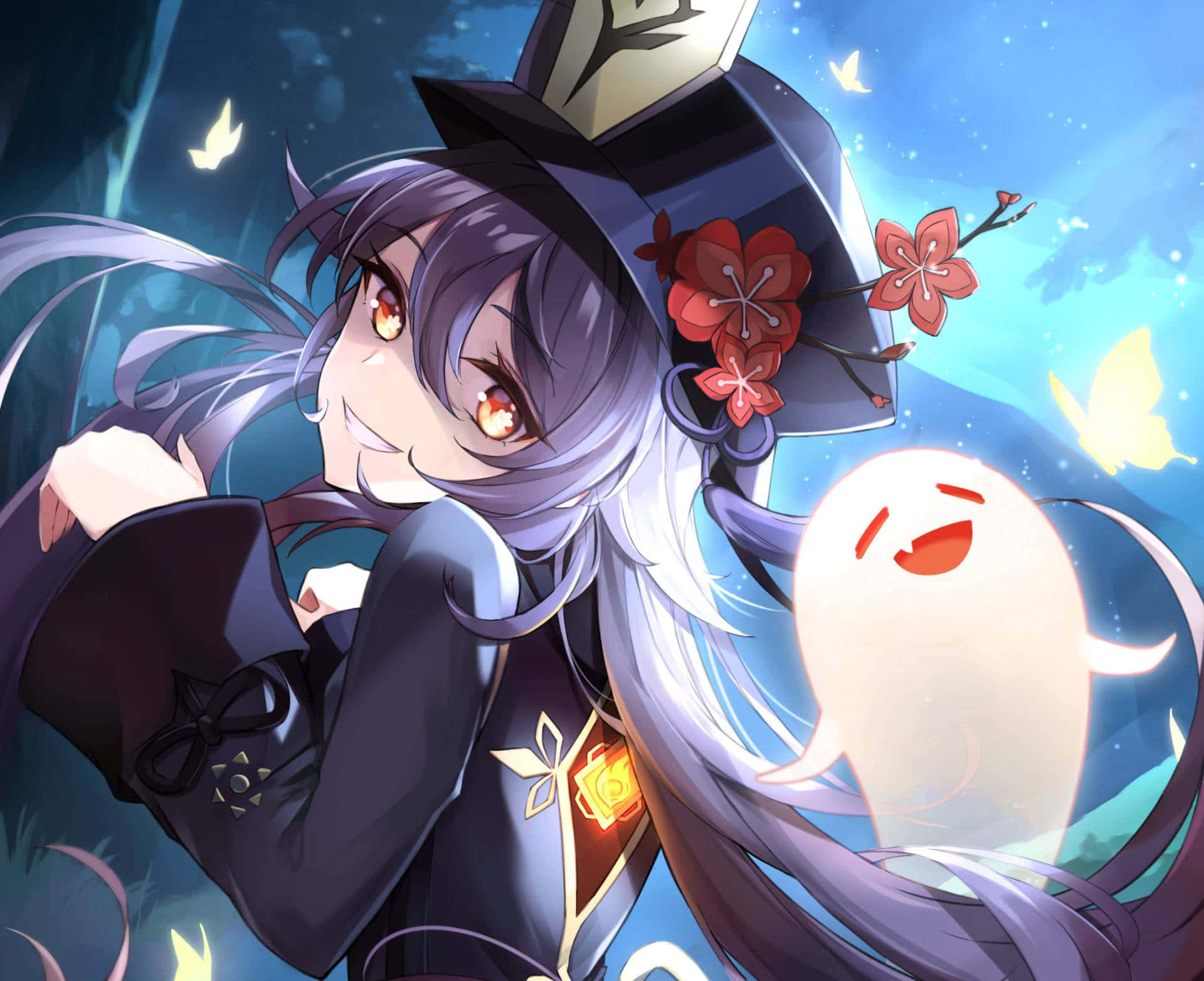 Nighttime Hu Tao Pfp