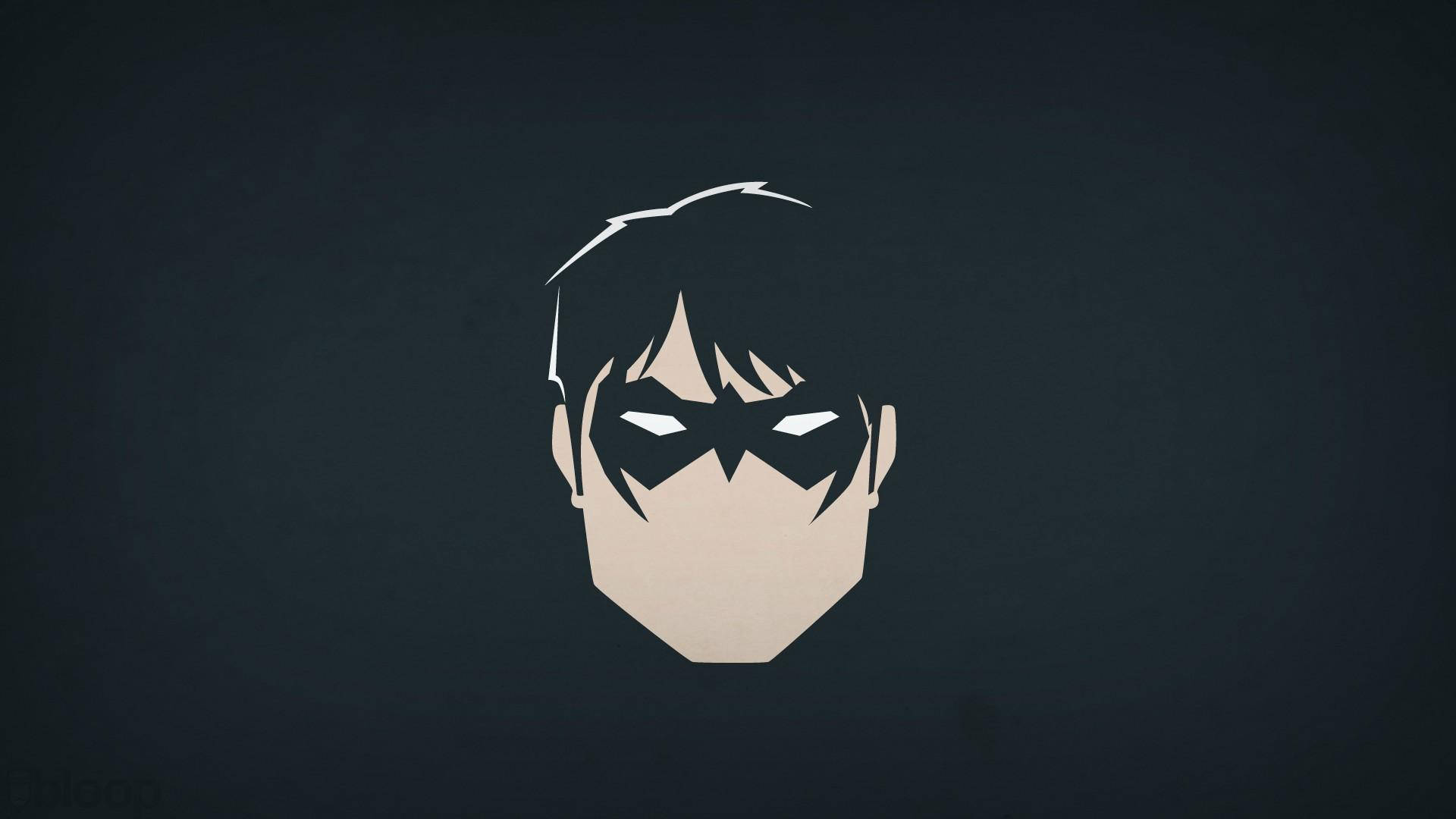 Nightwing's Face Animated Art Background