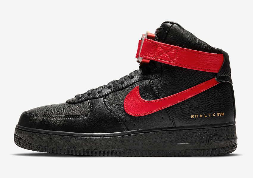 Nike Air Force 1 High Black Red