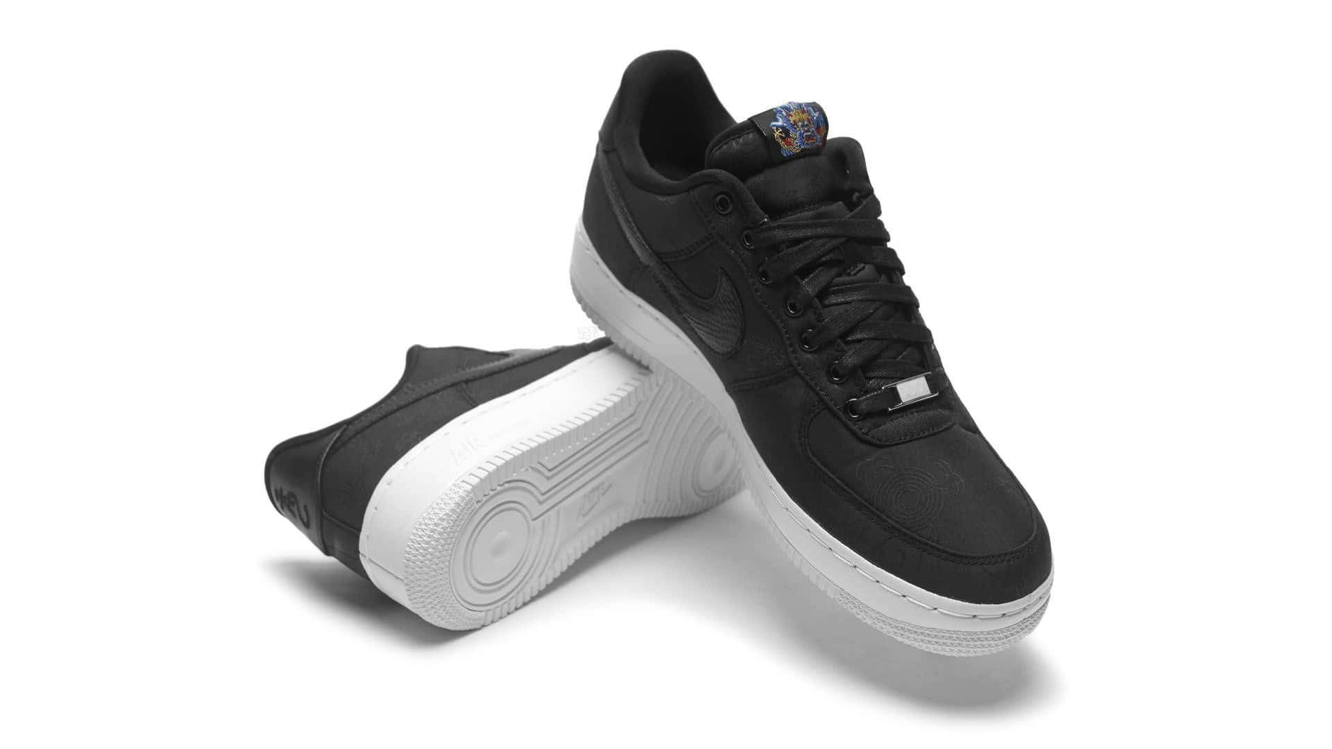 Nike Air Force 1 Low '07 - Black/white Background