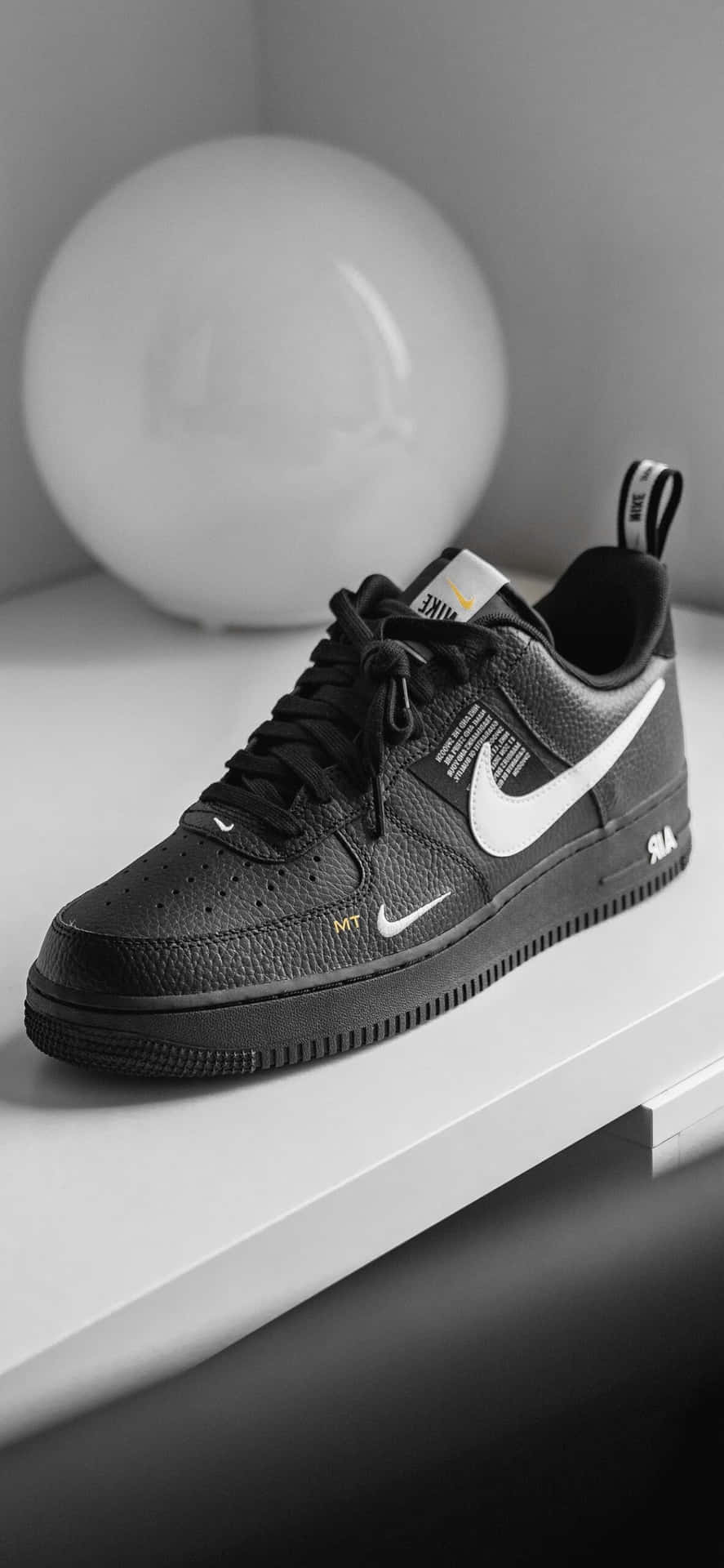 Nike Air Force 1 Low - Black And White Background